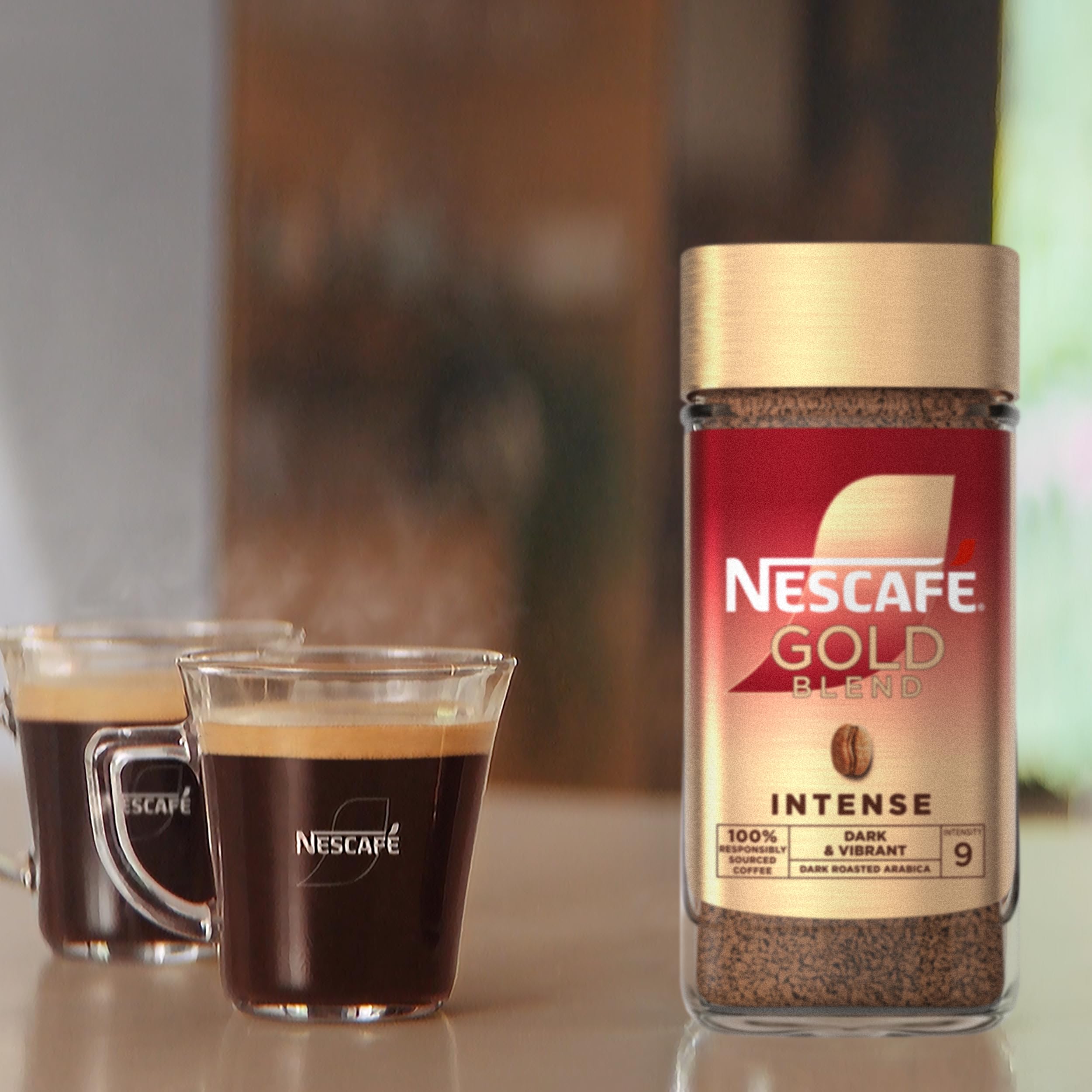 NESCAFÉ Gold Blend Intense Premium Instant Coffee, Dark Roasted Arabica, 200g 3