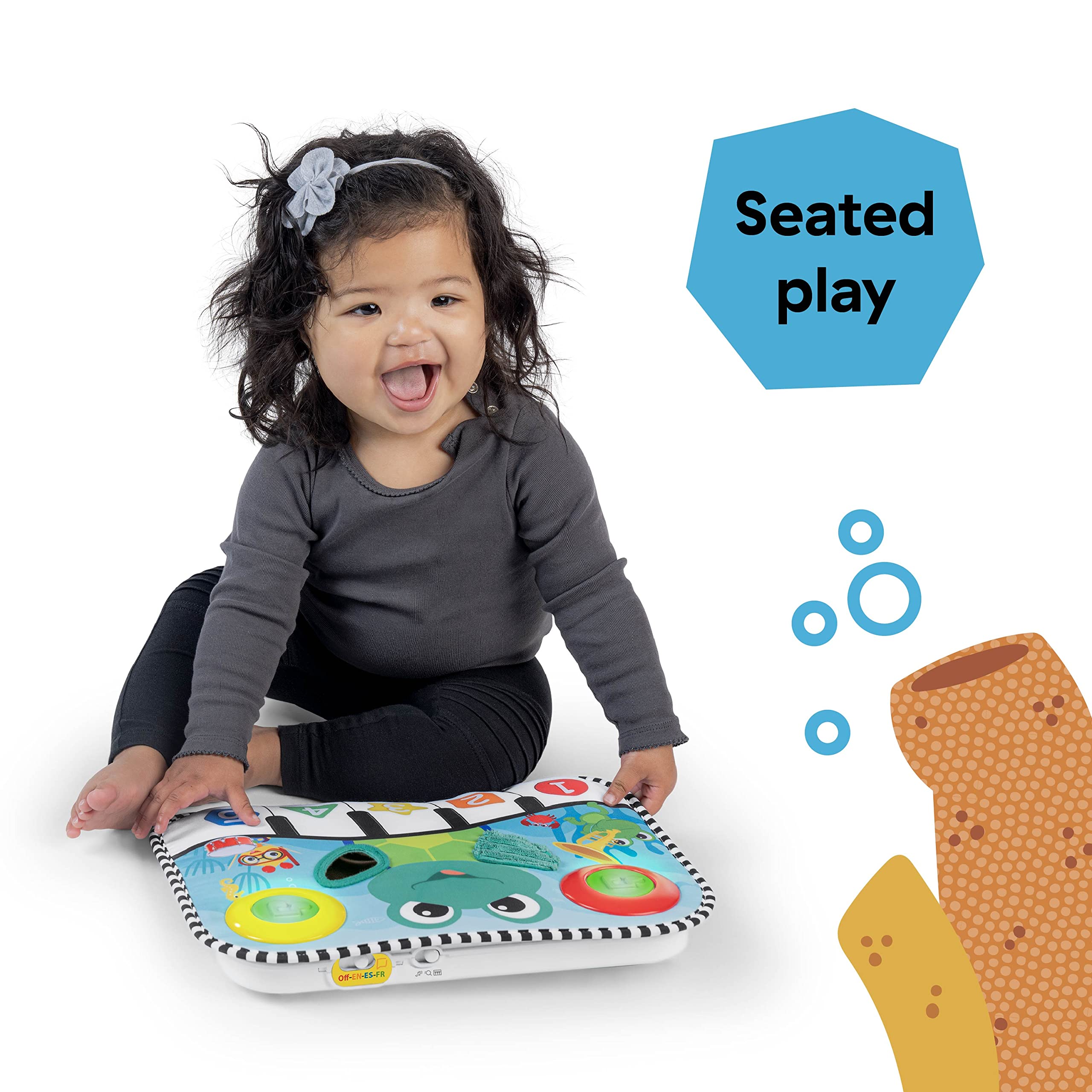 Baby Einstein Ocean Explorers Neptune's Kick & Explore Musical Kick Pad - Educational Toy for 3 Months+ 3
