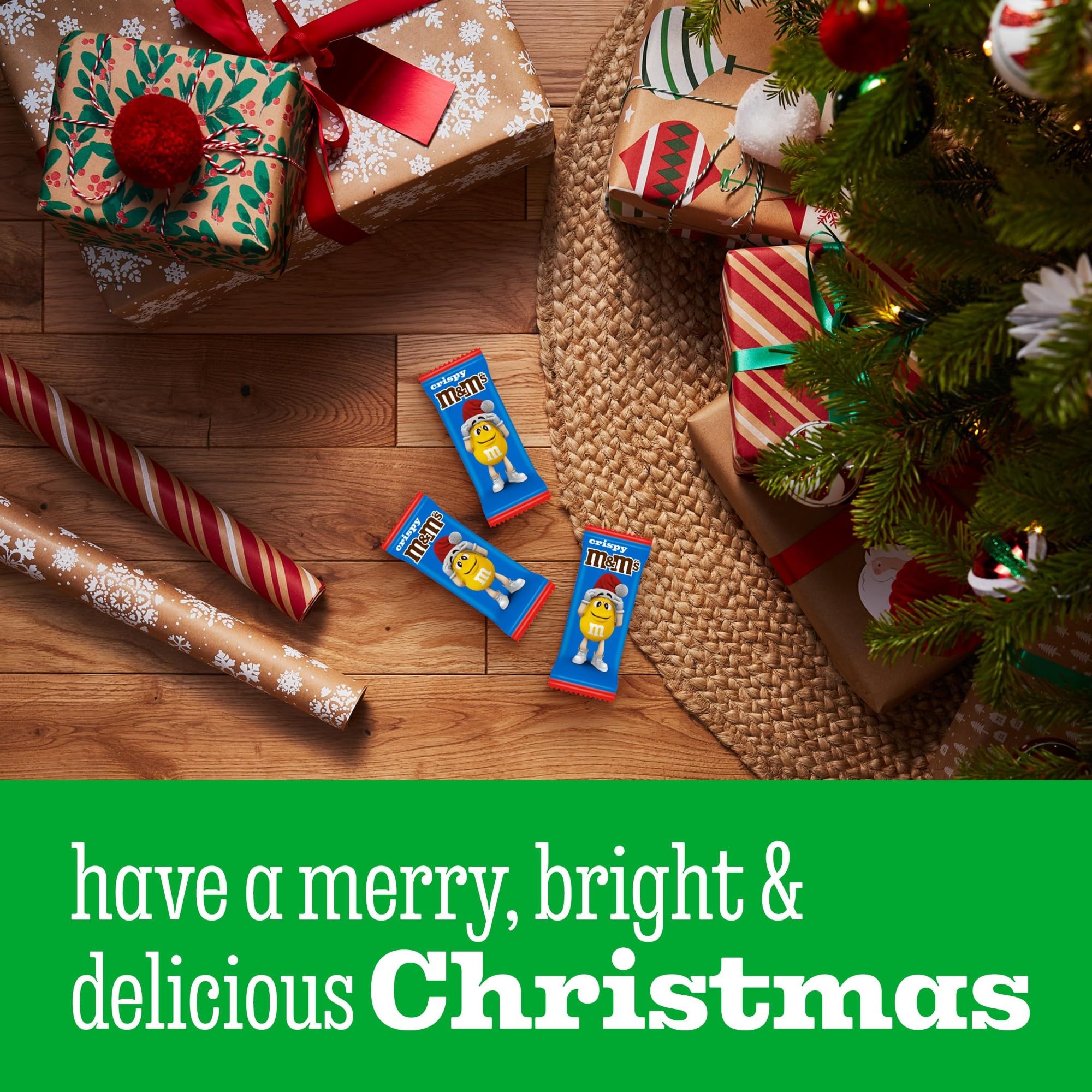 M&M's Milk Chocolate Crispy Santa 5-Pack Multipack 5