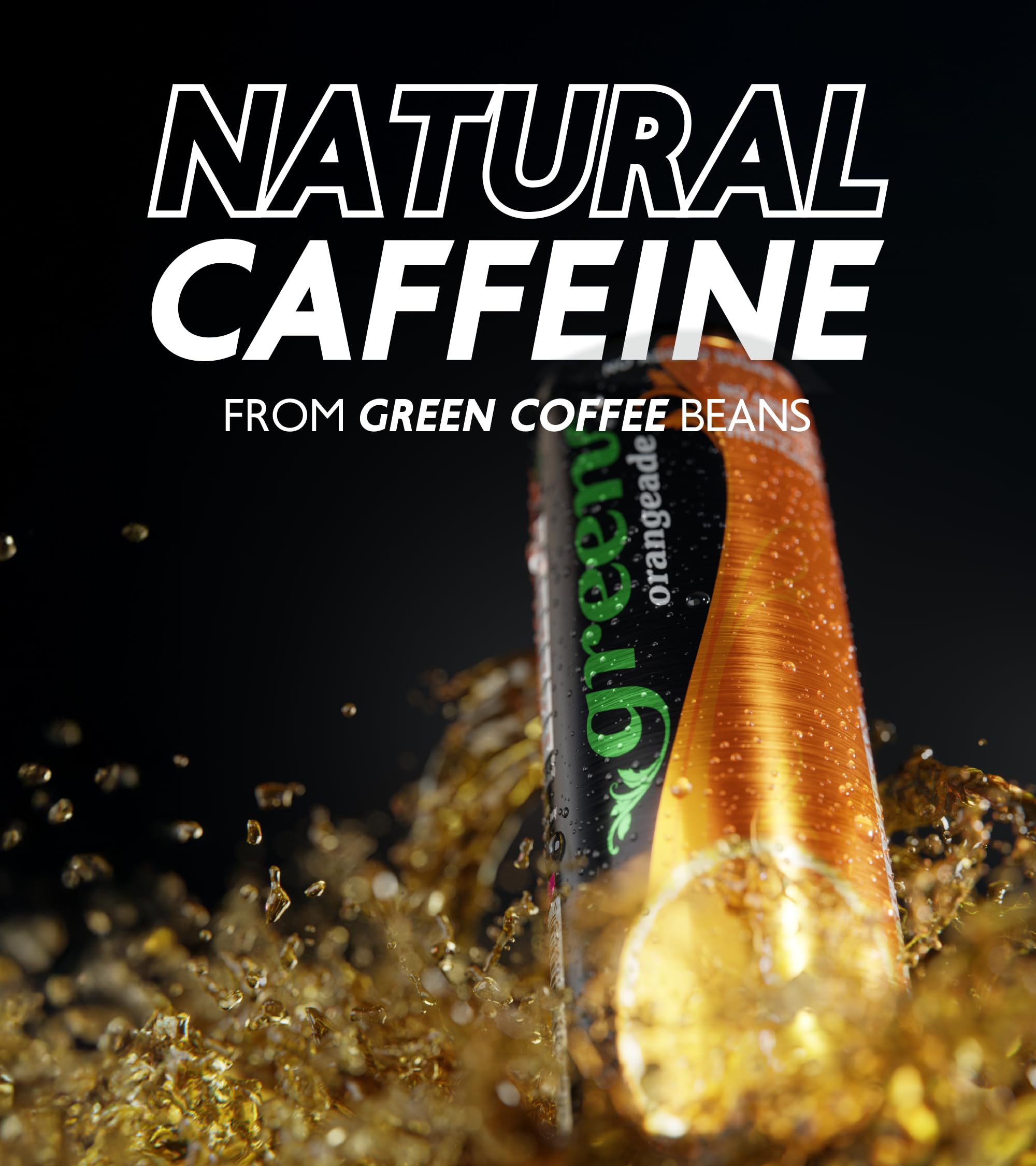 Green Cola - Green Orangeade Sparkling Soft Drink (4 x 330ml) 3