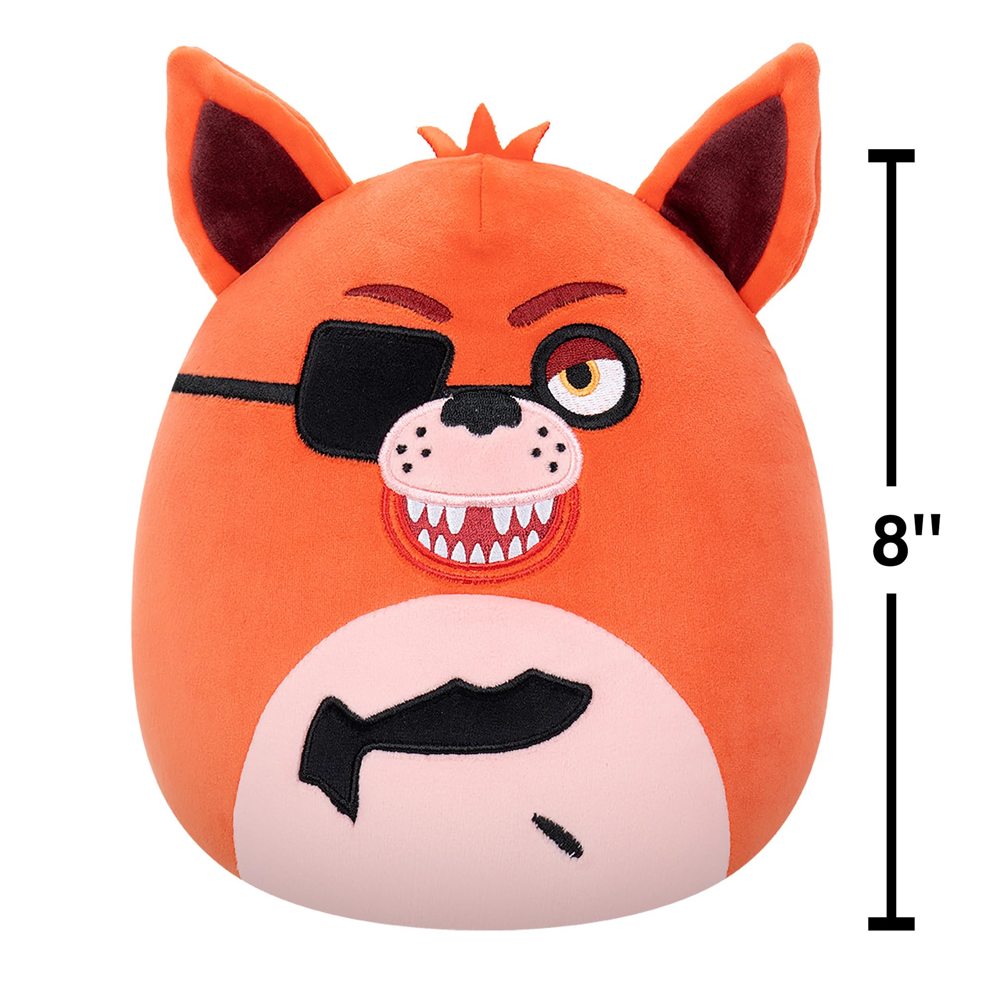Squishmallows 8-Inch Classic Foxy Plush - Five Nights at Freddy’s Licensed Soft Toy for Kids 3+ 5