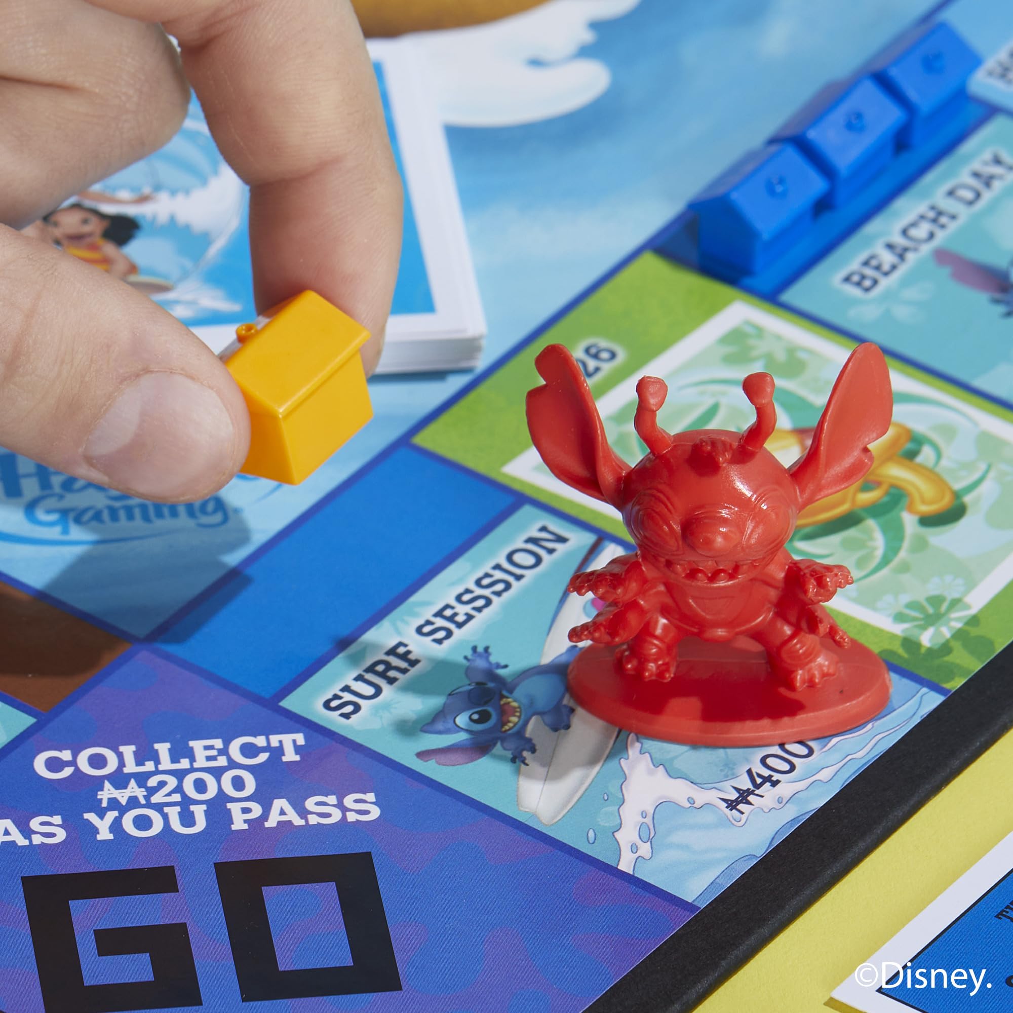 Monopoly Disney Stitch Edition Board Game - English Version | Ages 8+ | 2-6 Players 3