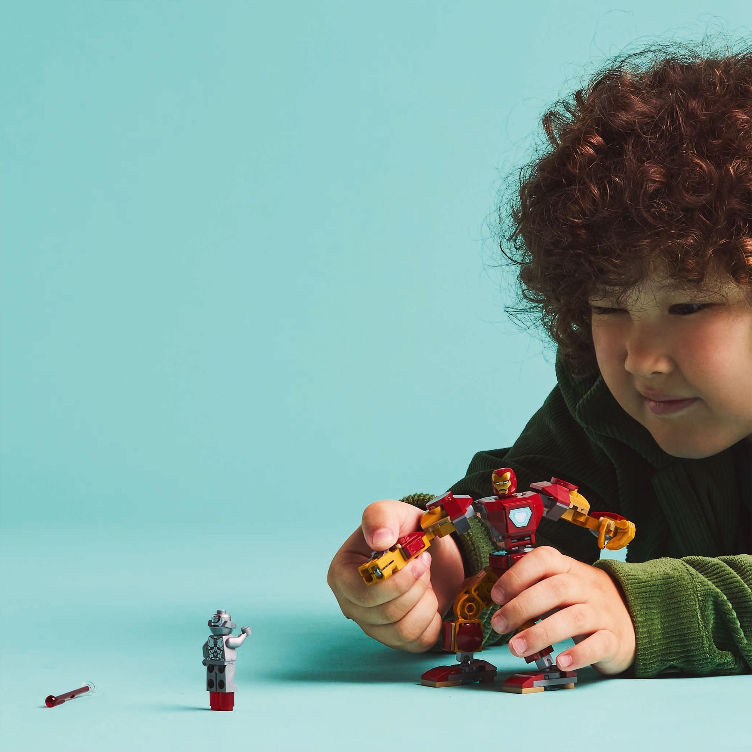 LEGO Marvel Iron Man Mech vs. Ultron - Buildable Super Hero Playset for Kids 6+ 6