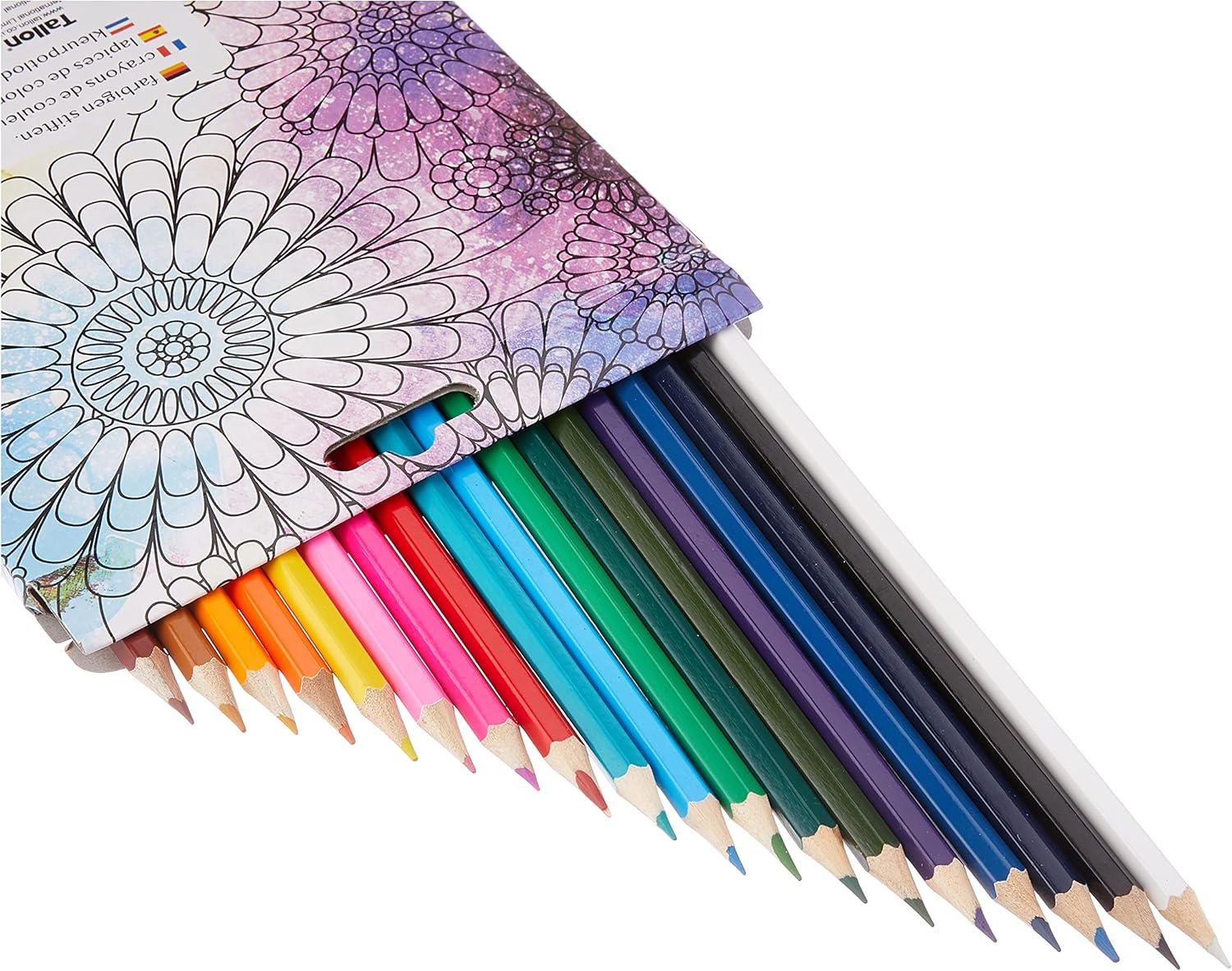 Colour Therapy Colouring Pencil Set - 20 Pre-Sharpened Wooden Pencils 4