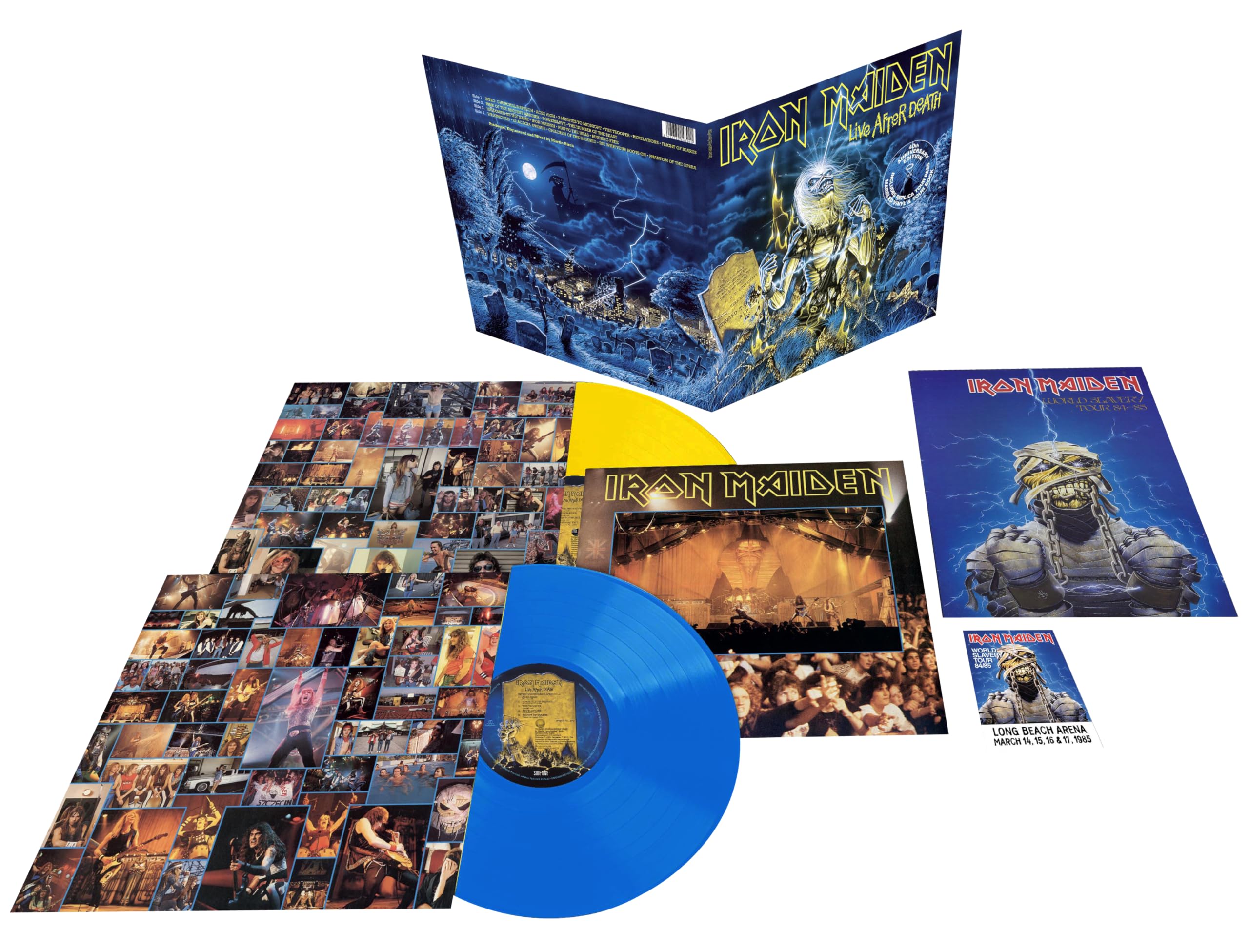 Iron Maiden - Live After Death (40th Anniversary Limited Collector's Edition) [2LP Blue & Yellow Vinyl]
