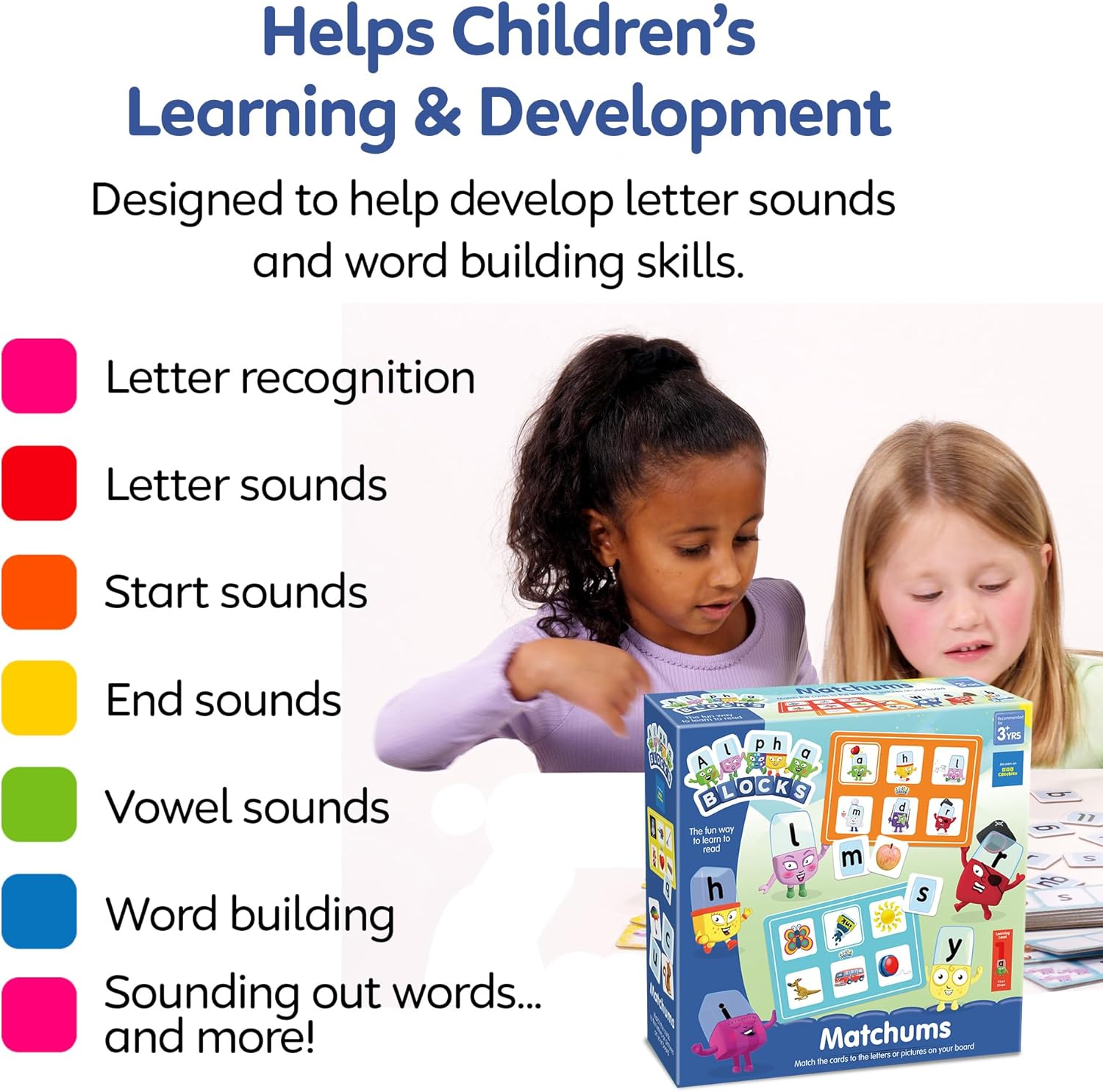 Alphablocks Matchums Learning Game - Match Letter and Picture Cards for Early Literacy 7