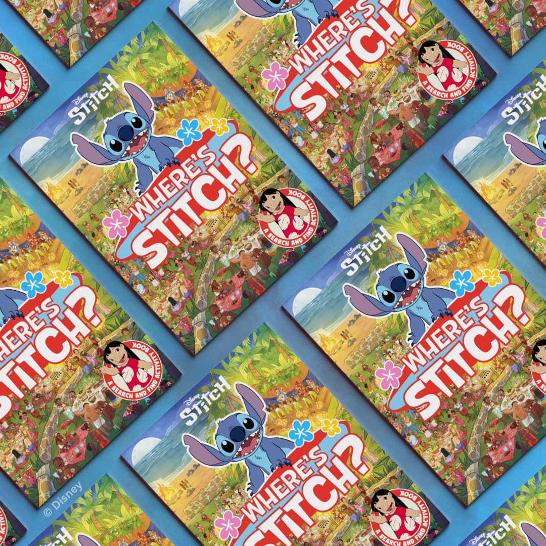 Studio Press Where's Stitch?: A Disney Search-and-Find Activity Book | Paperback | English 5