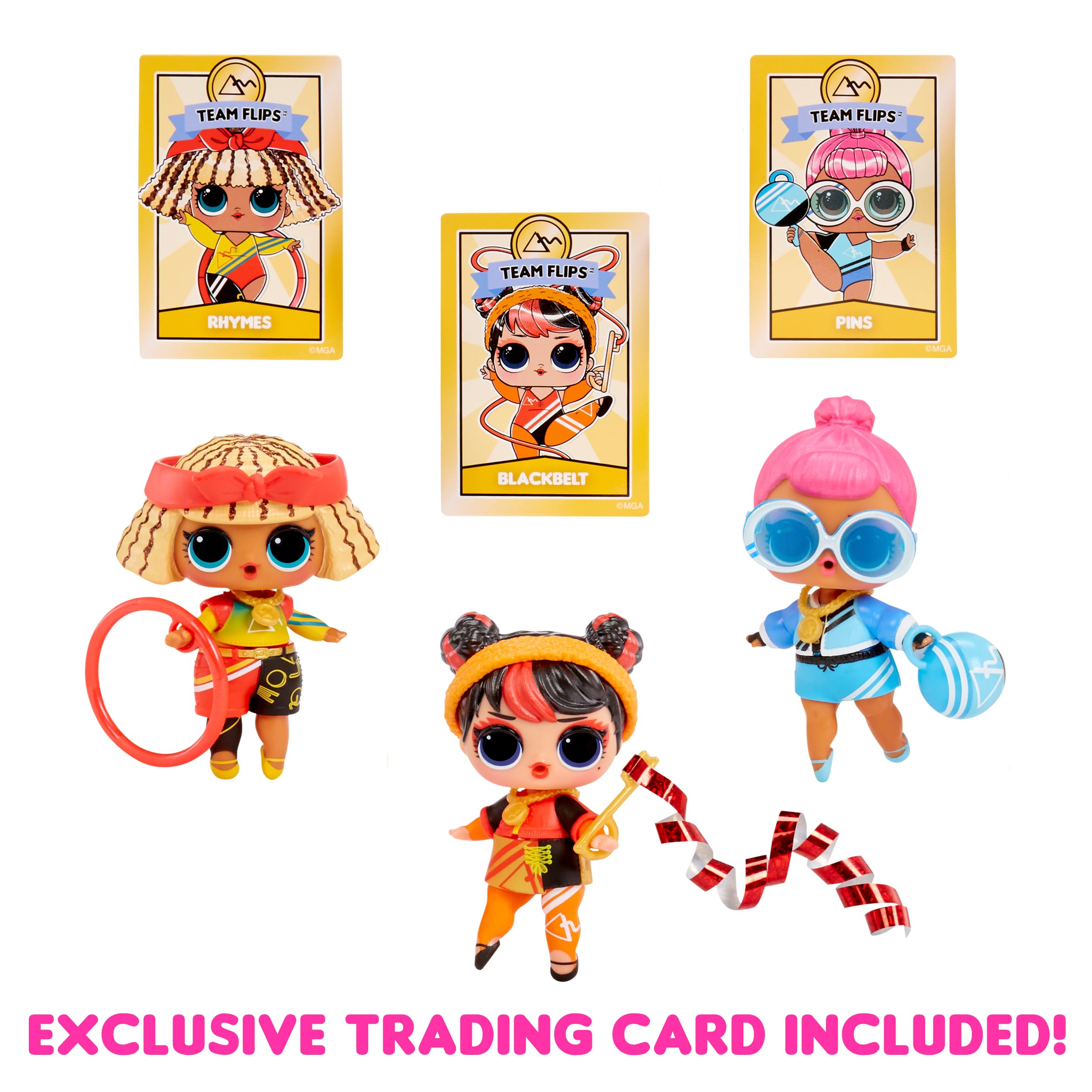 L.O.L. Surprise! All Star Sports - Gymnastics Theme Collectible Doll with Balance Beam Ball & 8 Surprises - Ages 3+ 5