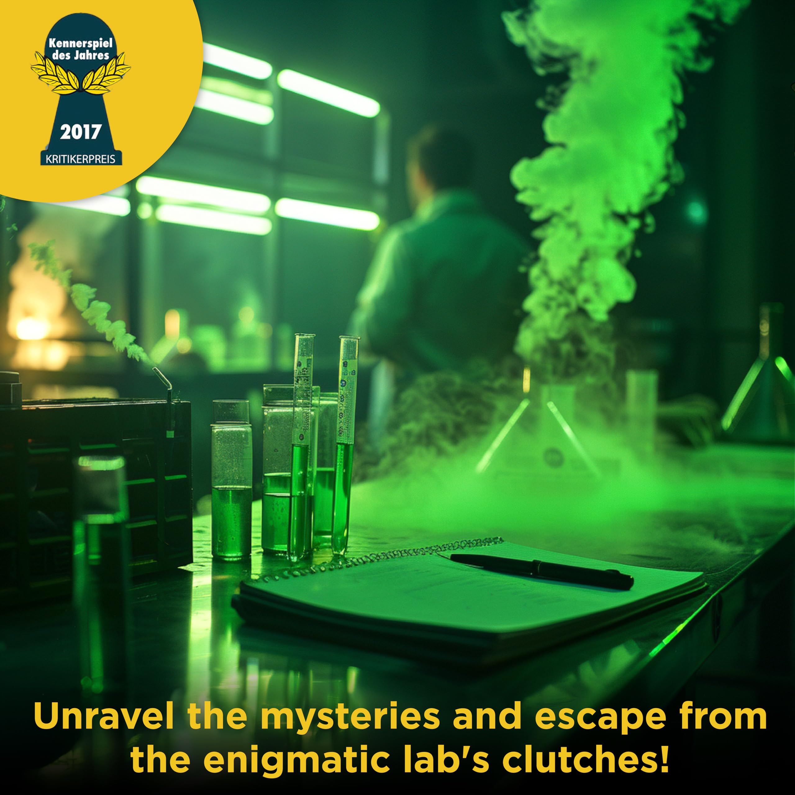 Thames & Kosmos EXIT: The Secret Lab Escape Room Card Game 4