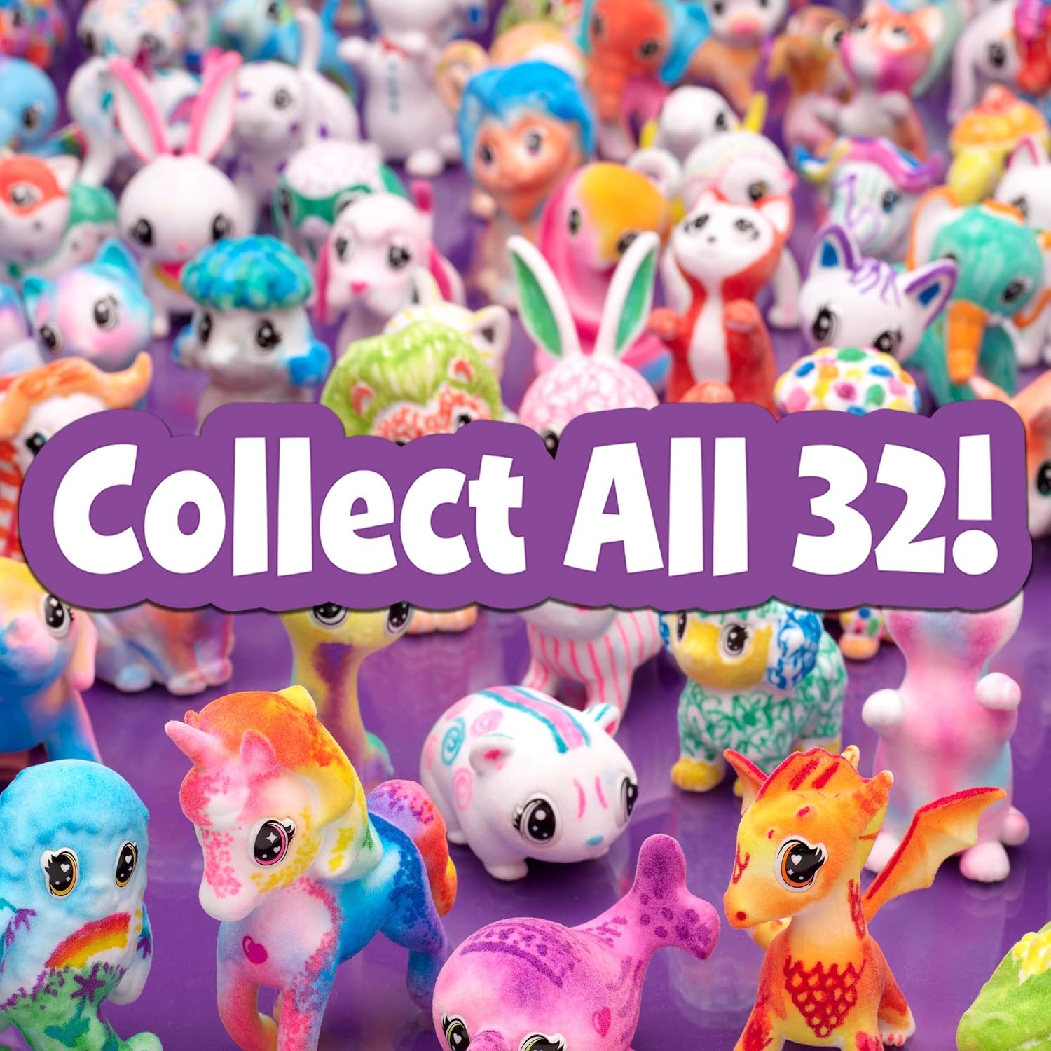 Crayola Pets Beauty Salon Playset - Flocked Dog & Cat Figurines with Washable Markers 5