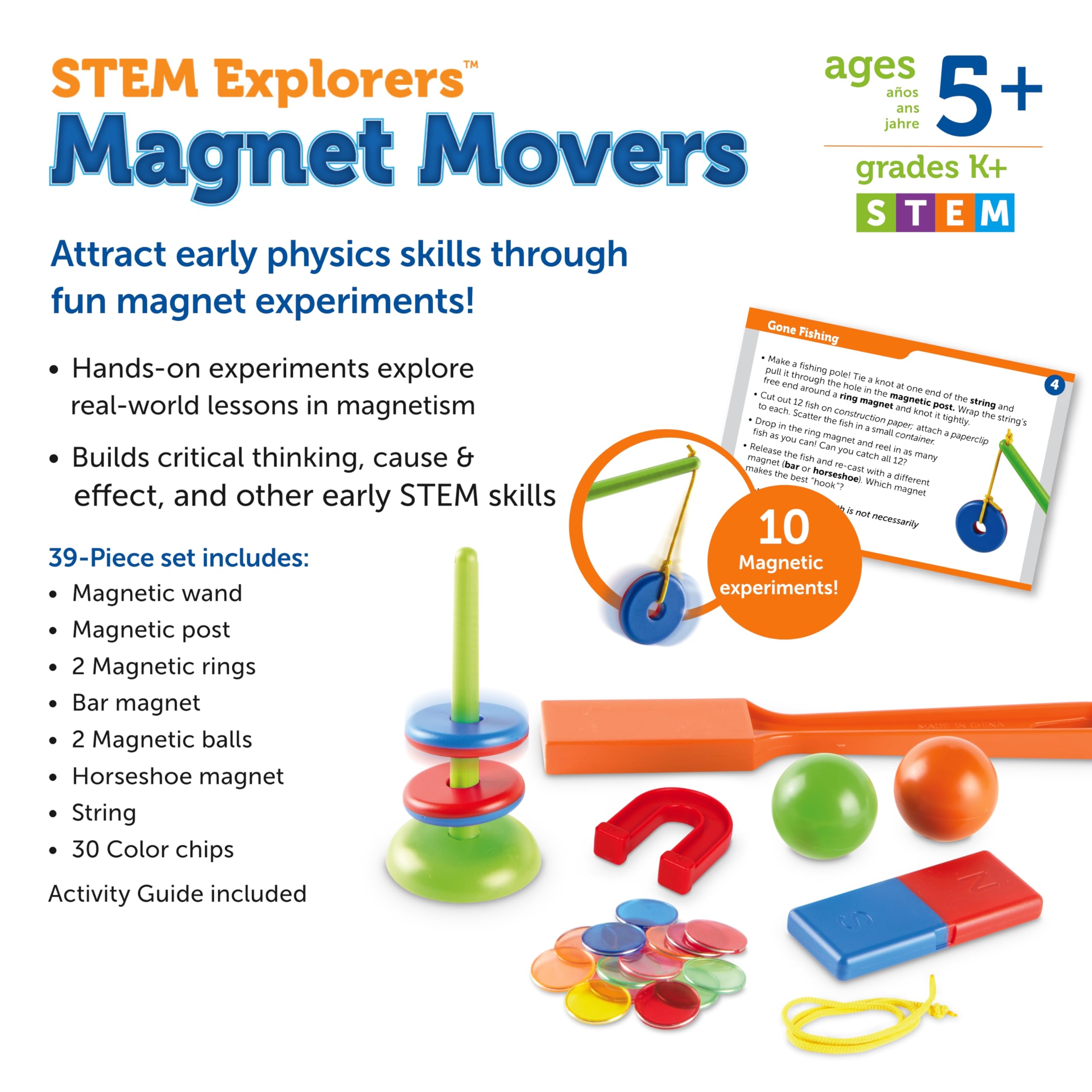 Learning Resources Magnet Movers STEM Explorers - Educational Magnet Science Kit for Ages 5+ 5