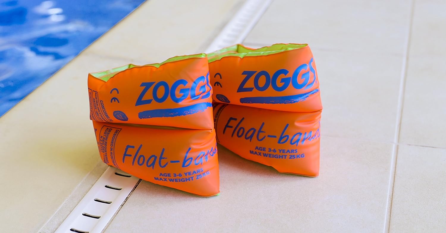 Zoggs Swimming Aid Float Arm Bands - Buoyancy Aid for Kids Ages 0-12