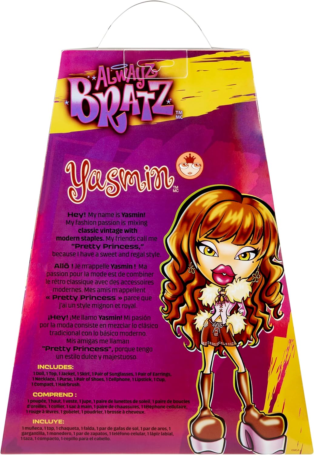 Bratz Alwayz Fashion Doll - Yasmin - 10 Accessories & Poster - 36M-10Y 5