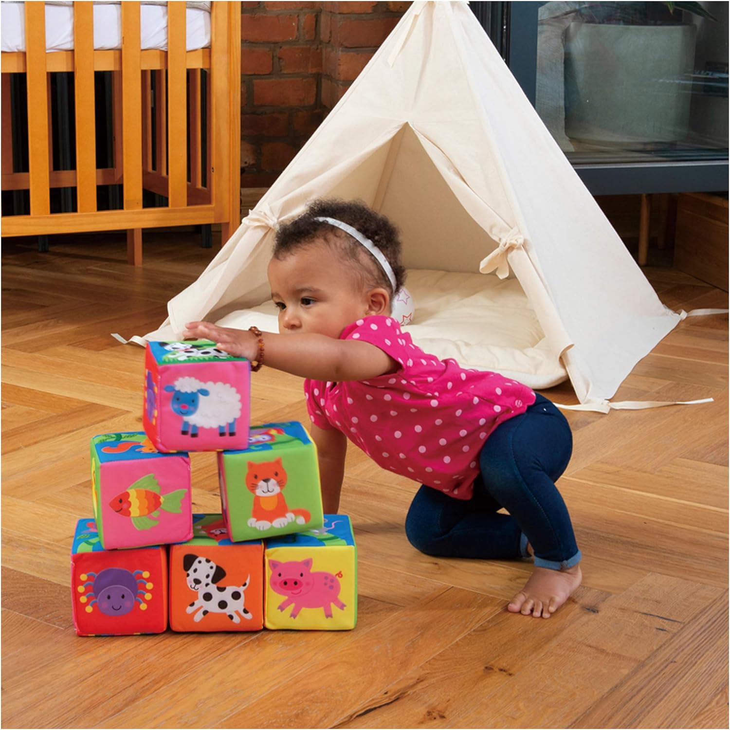 Galt Soft Blocks - Educational Stacking Toy for Babies 6 Months+ 3