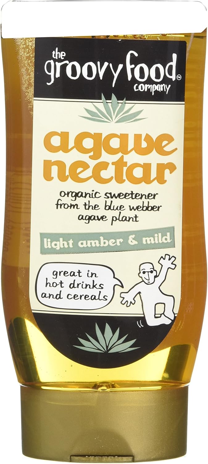 The Groovy Food Company Organic Light Amber & Mild Agave Nectar, 250 ml