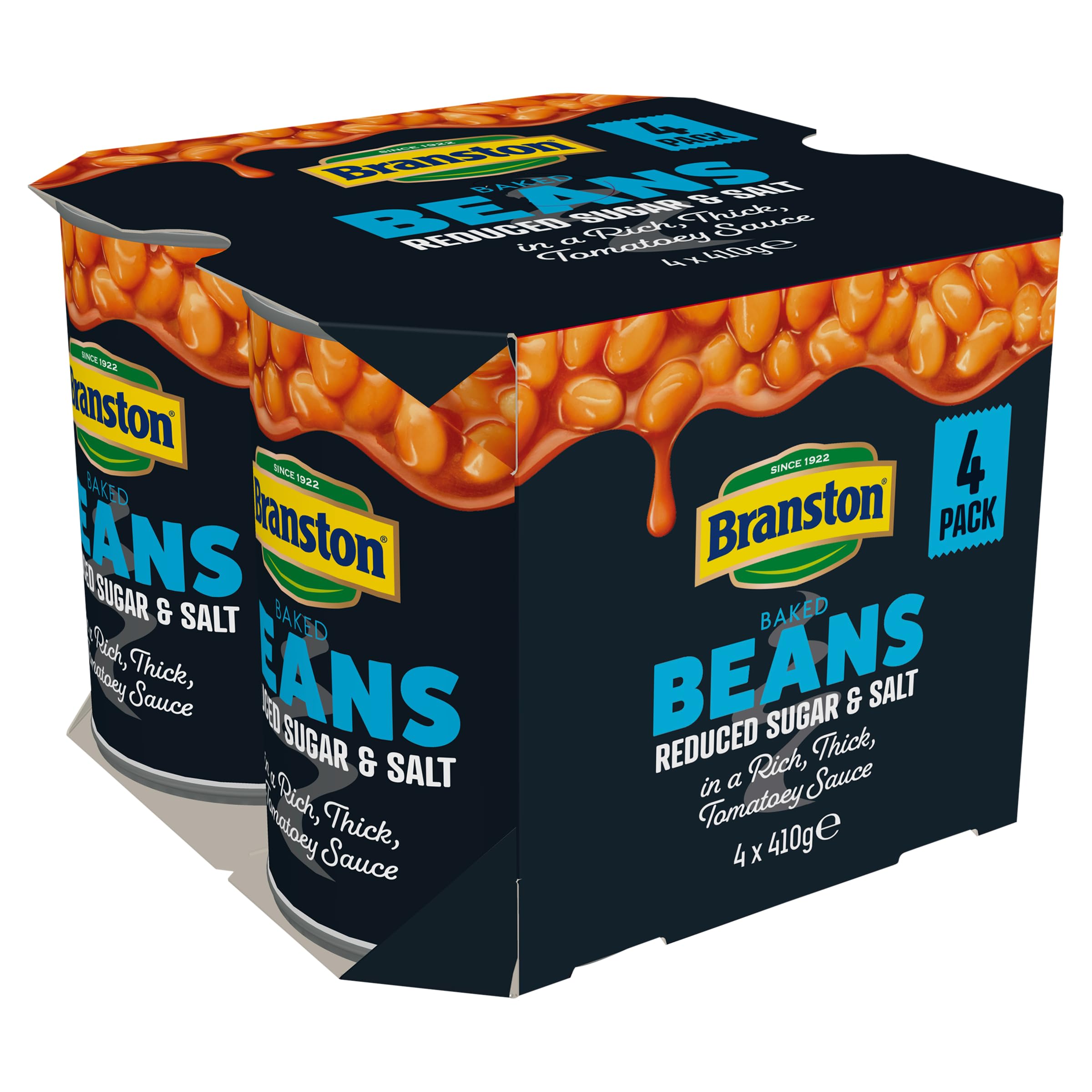 Branston Reduced Sugar and Salt Baked Beans - High Fibre, High Protein, Gluten Free