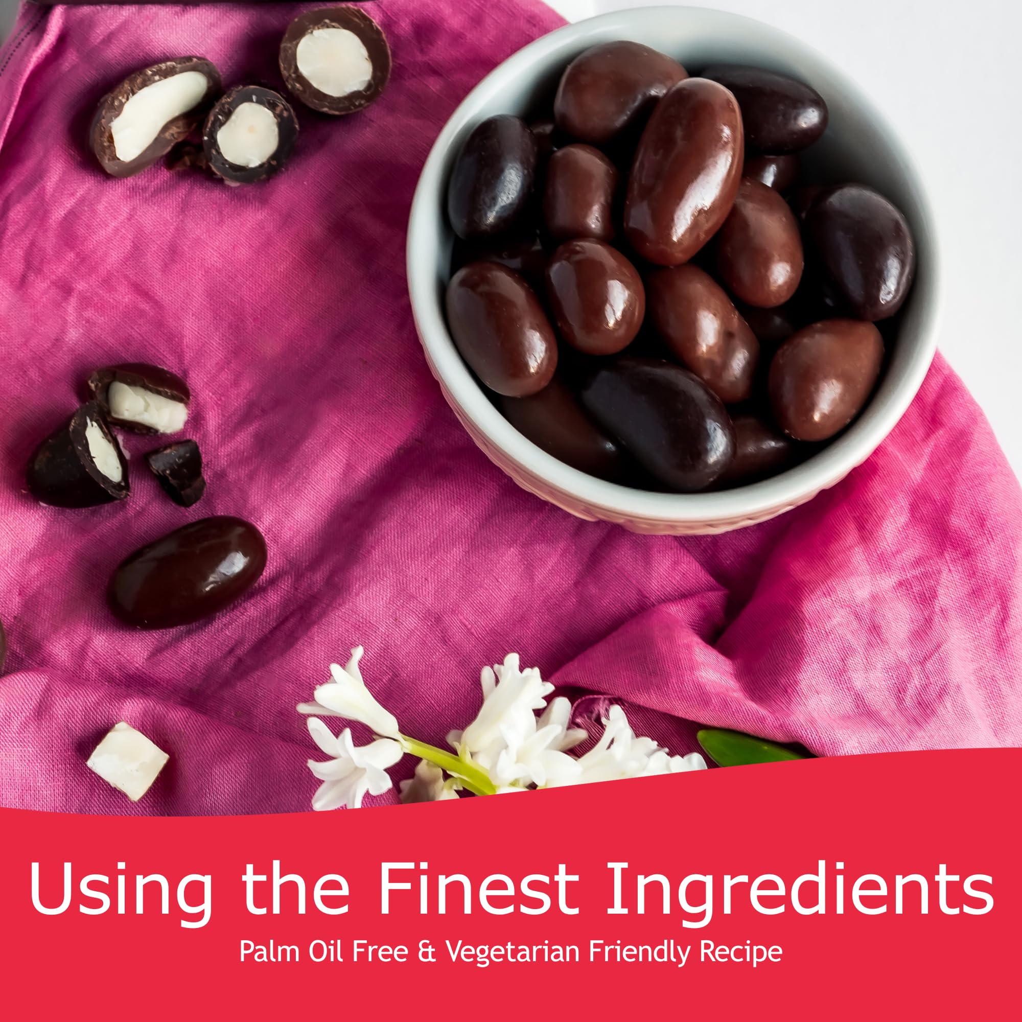 Rita Farhi Milk Chocolate Coated Brazil Nuts Luxury Gift Jar 740g