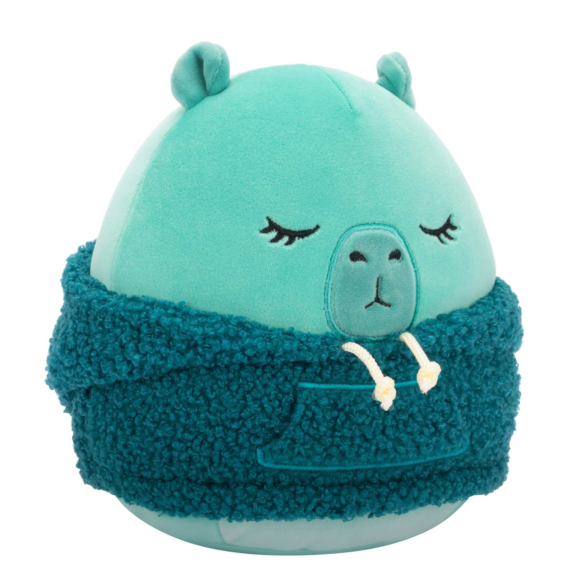 Squishmallows 7.5-Inch Nastia the Capybara with Wooly Hoodie - Soft Plush Collectible 7