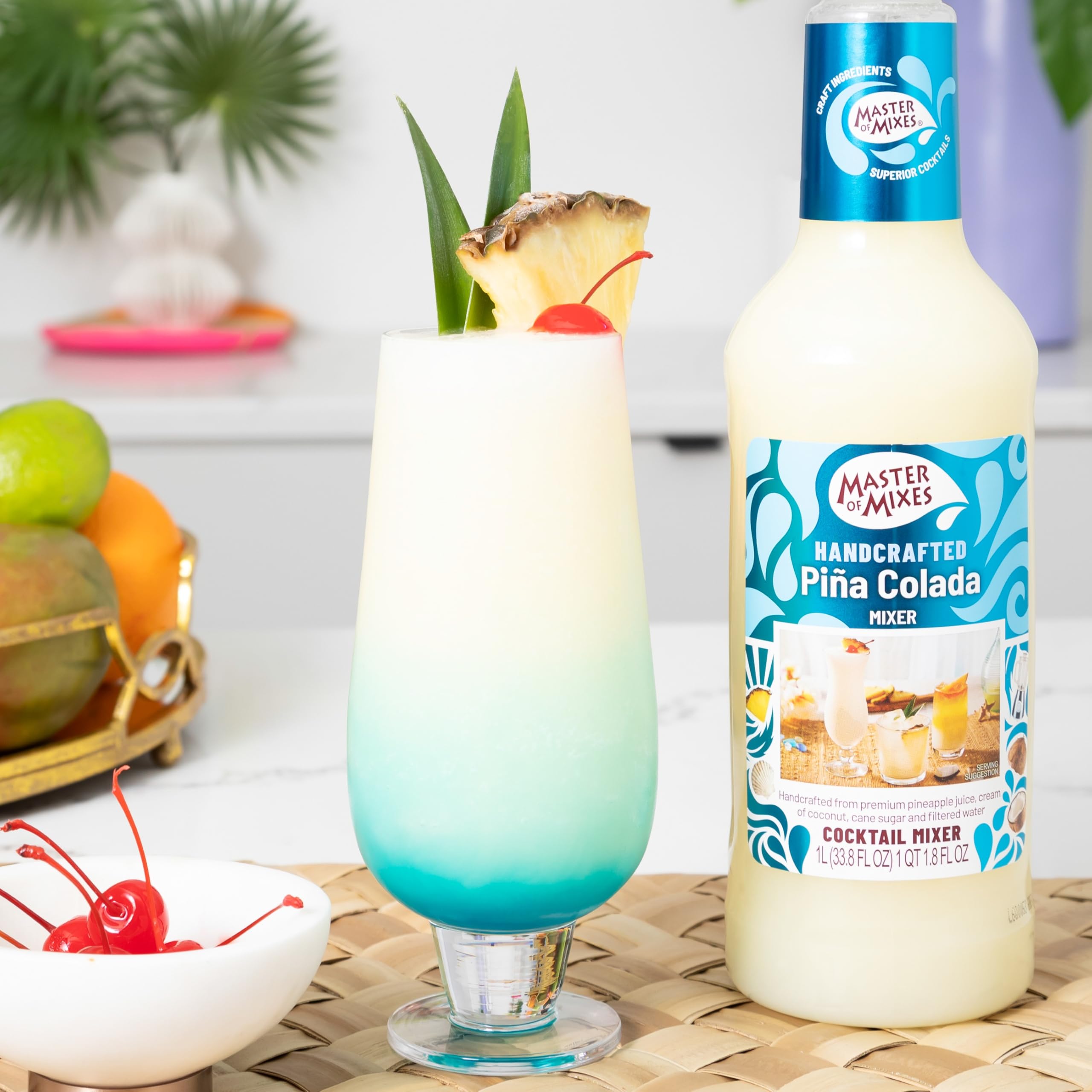 Master of Mixes Pina Colada Cocktail Mixer - 1 Litre | Serves 10 Drinks | Vegan, Gluten-Free 8