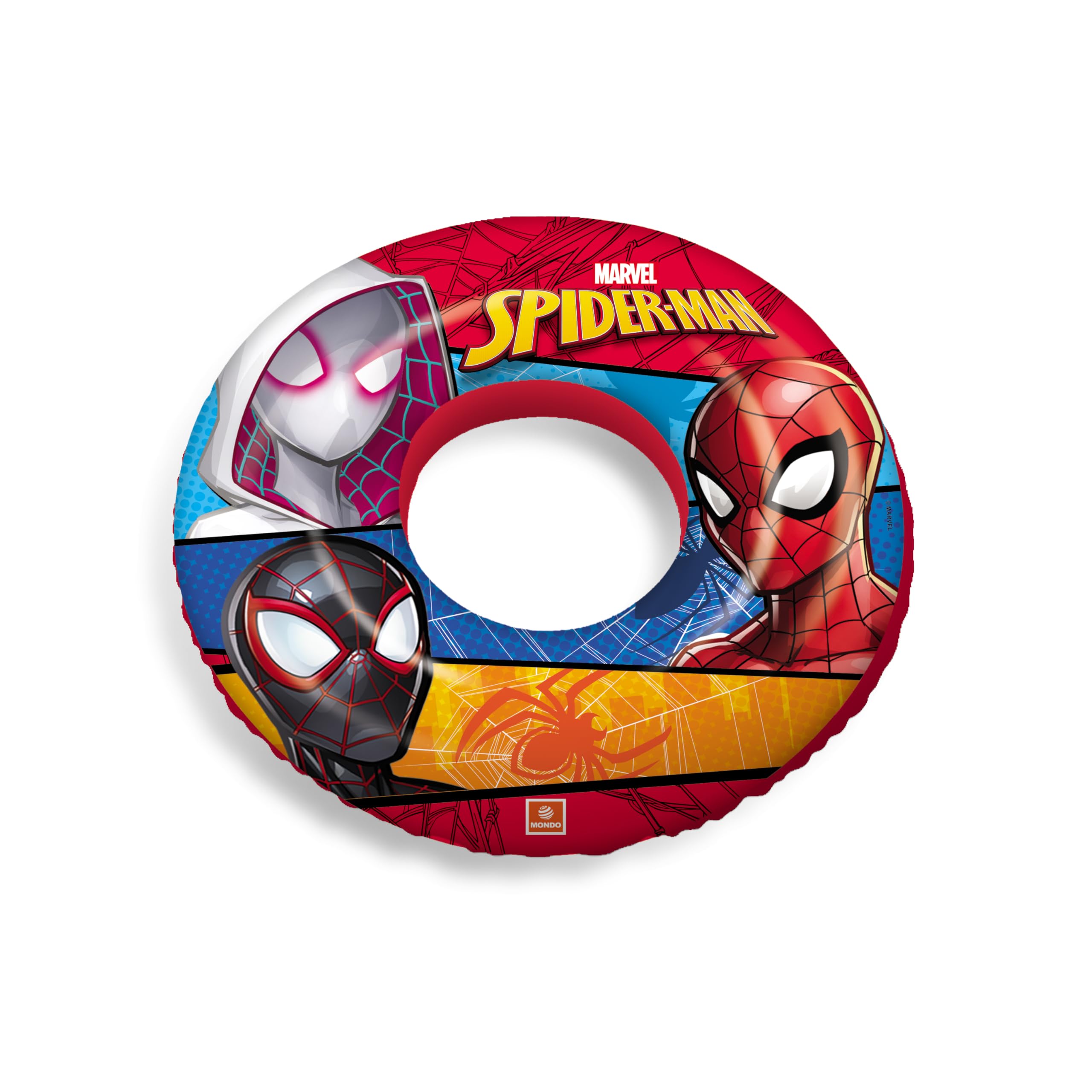 Mondo Toys Spiderman Swim Ring – Inflatable Donut‑Style Pool Float for Kids