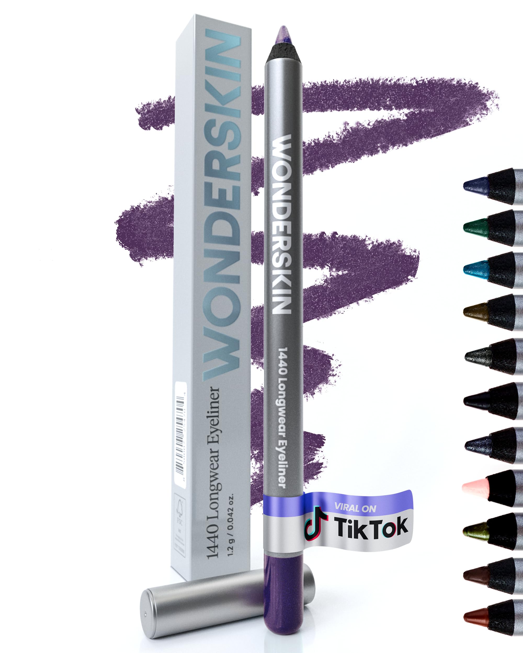 Wonderskin 1440 Longwear Waterproof Eyeliner Pencil - Eggplant