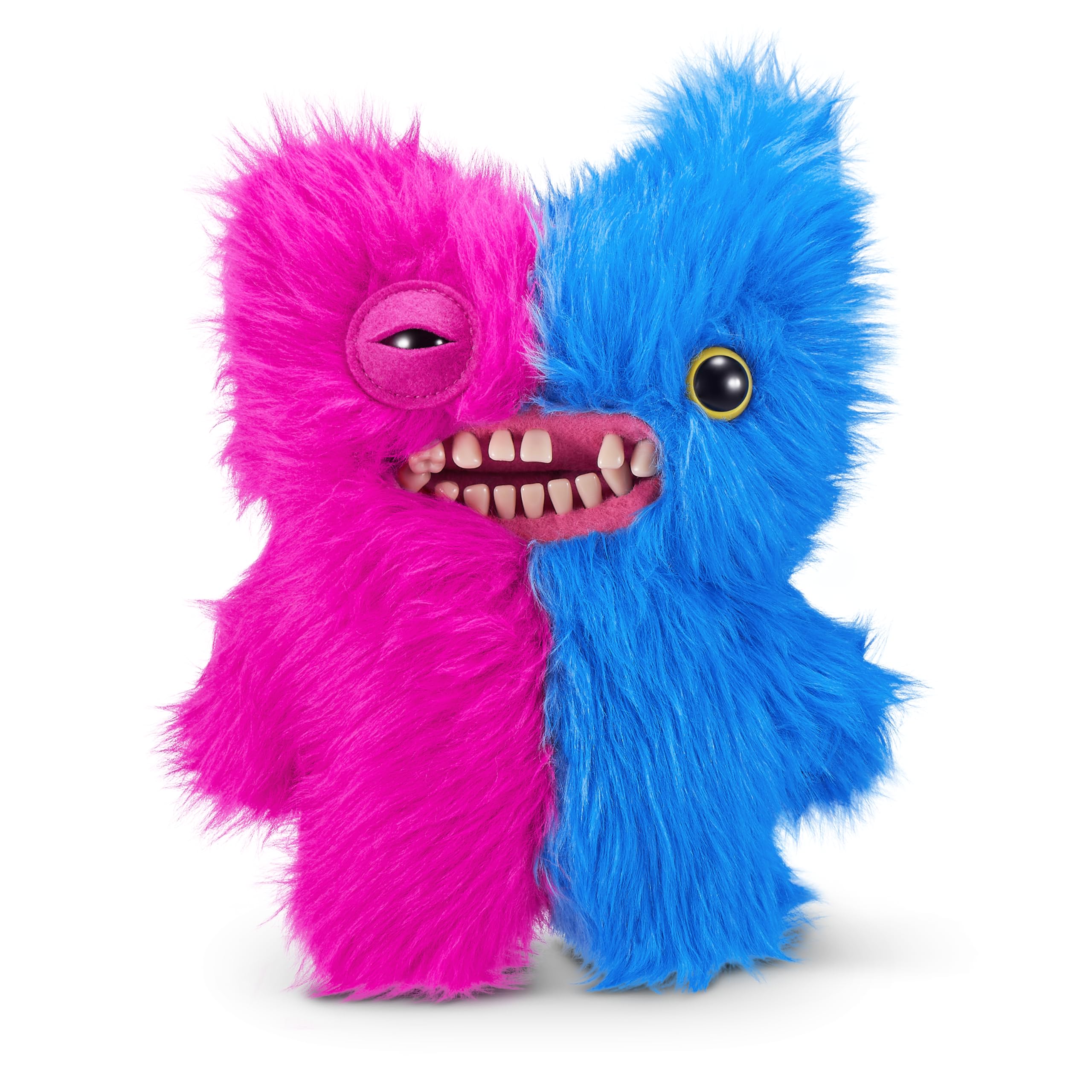 Fuggler Misfit Monsters 9-inch Series 1 - Mr Screech & Mr Buttons Pink & Blue Plush Toy Set 9