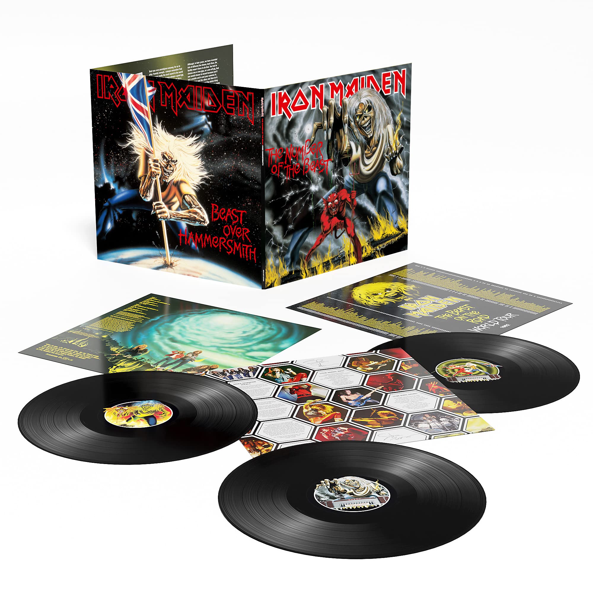 Iron Maiden - The Number of The Beast Plus Beast Over Hammersmith [3LP Box set Vinyl]