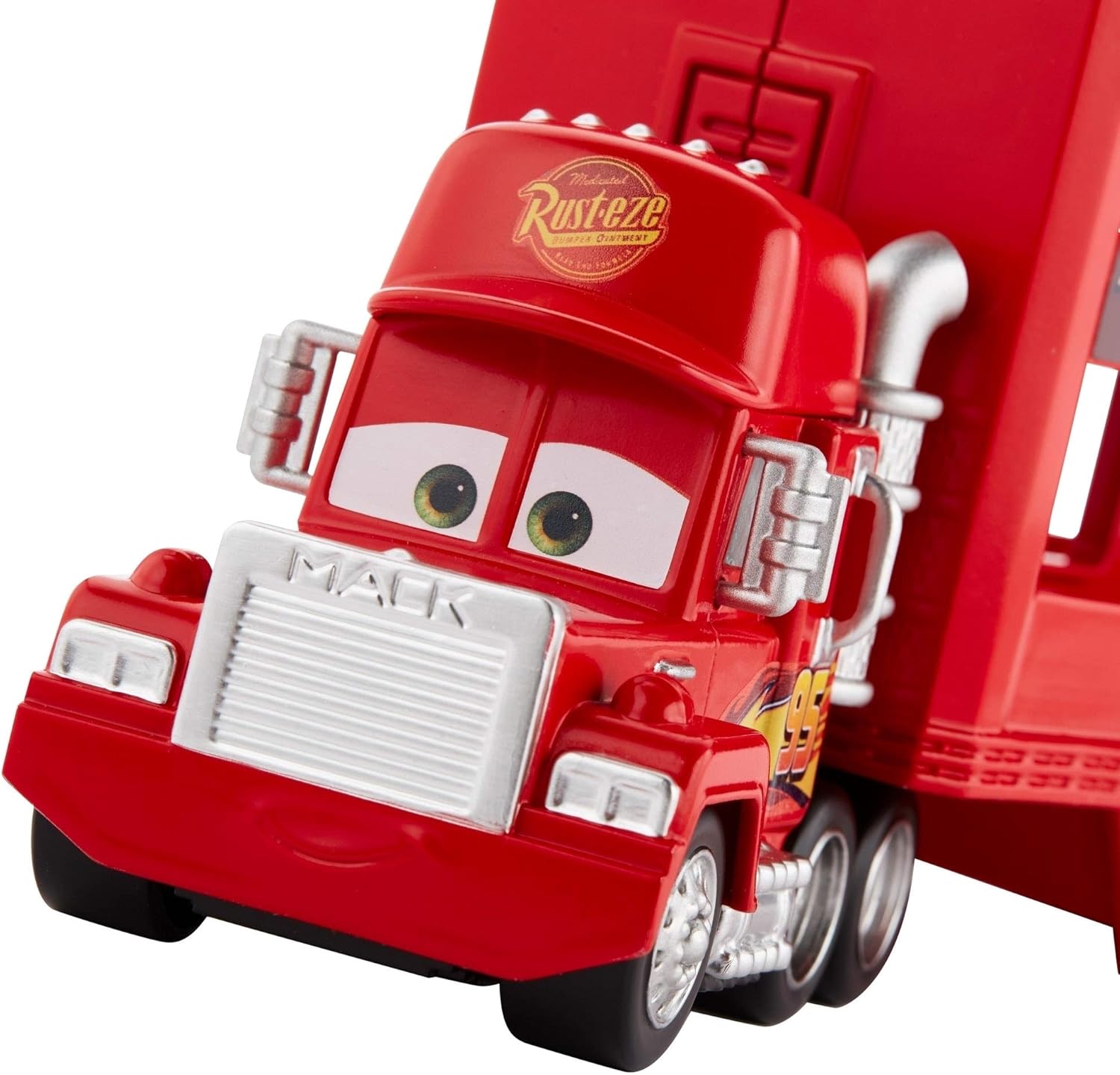 Disney and Pixar Cars Minis Transporter with Vehicle - Mack Hauler Playset for Kids 5