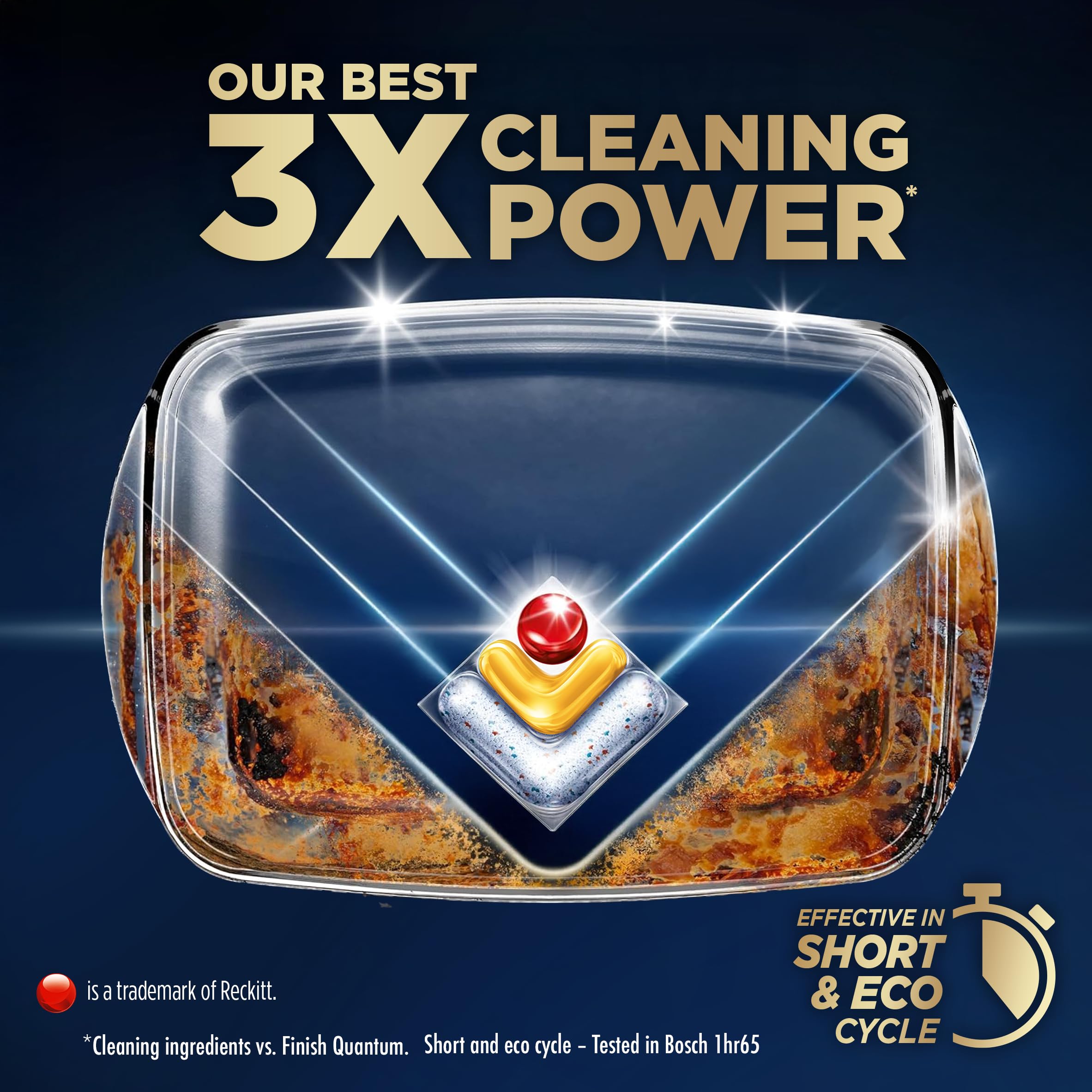 Finish Ultimate Plus Infinity Shine Dishwasher Tablets - Lemon Scent, 1.47 kg 7