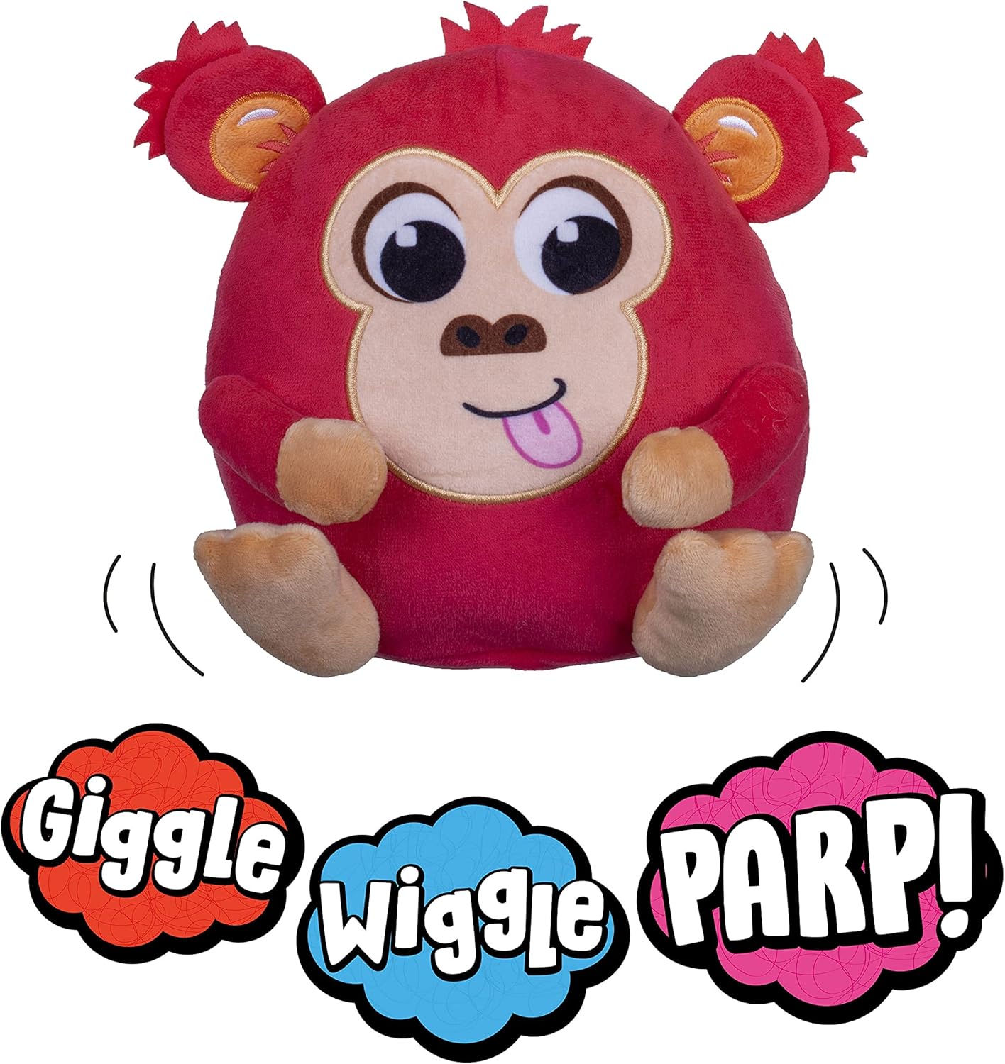 Windy Bums Monkey - Farting Plush Toy with Jiggling Movement, 6 Months+ 4