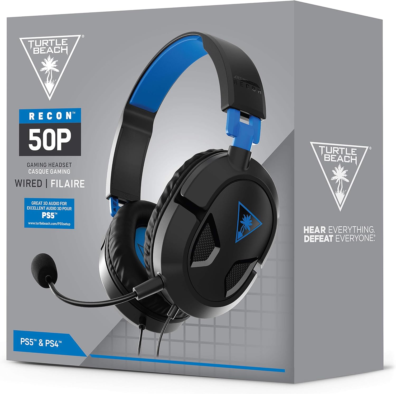 Turtle Beach Recon 50P Gaming Headset for PS5, PS4, Xbox, Switch & PC 12