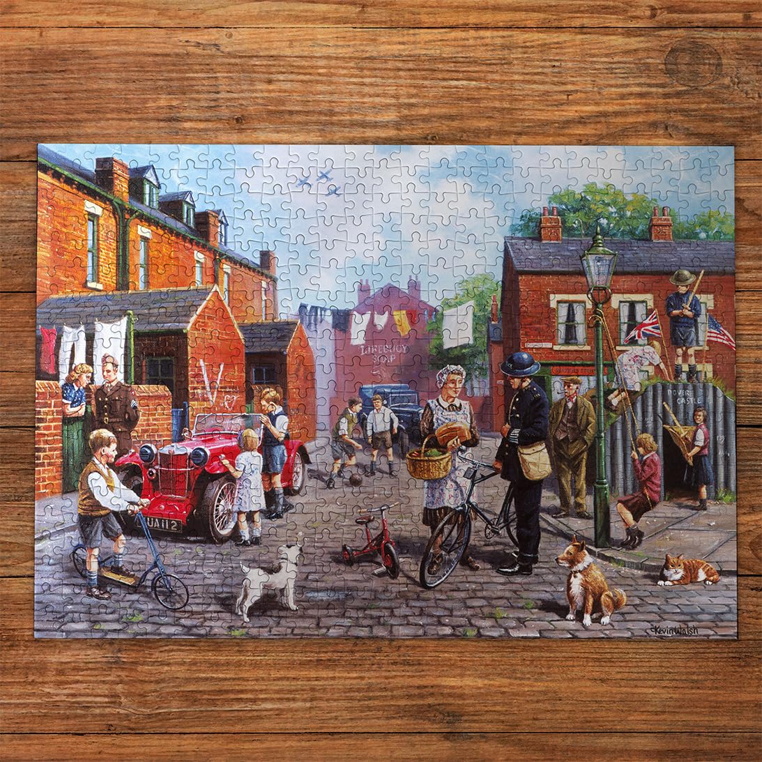 Gibsons Britain at War Jigsaw Puzzle - 500 Pieces, 48 x 34 cm | Recycled Board
