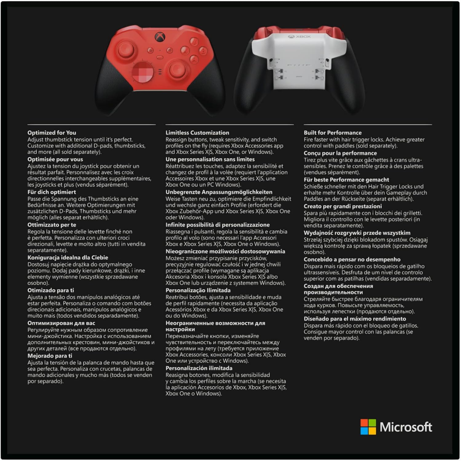 Xbox Elite Wireless Controller Series 2 – Core Edition (Red) 5