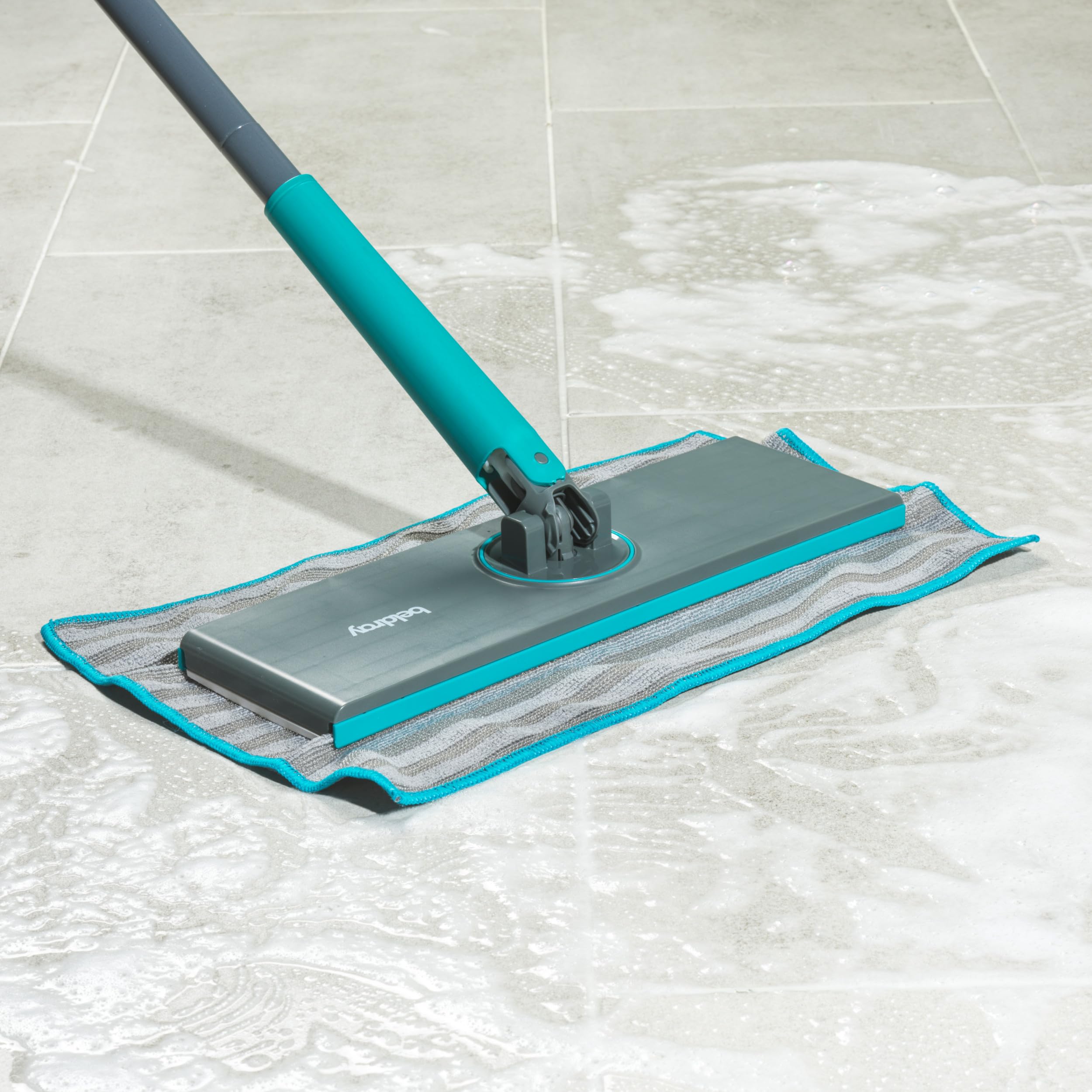 Beldray Anti-Bac Clip-to-Grip Large Mop for Tiles, Floors, Windows & Mirrors 15