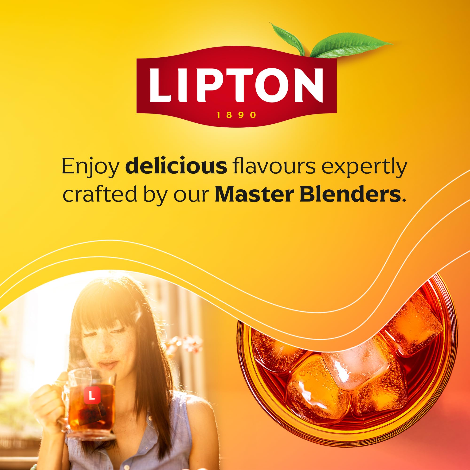 Lipton - Berry Bliss Fruit Infusion Herbal Tea Bags 16