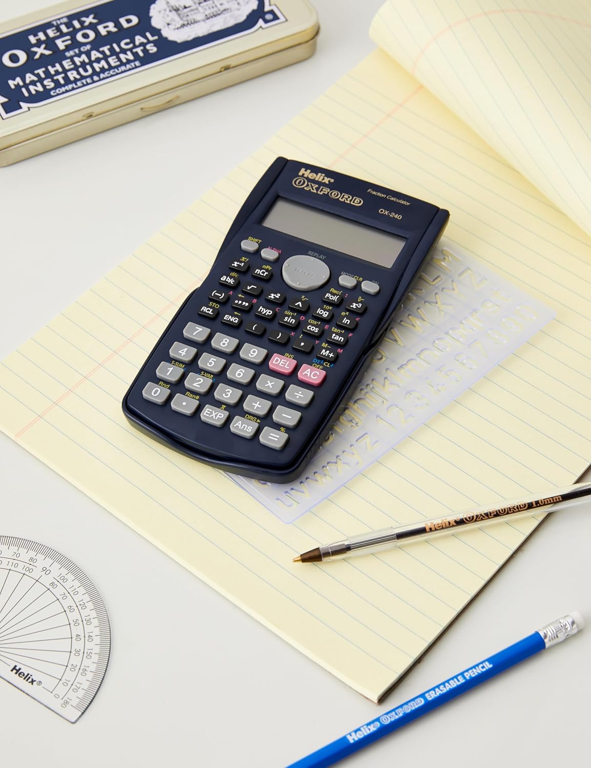 Helix Oxford Complete Back to School Stationery Set, Oxford Blue 13