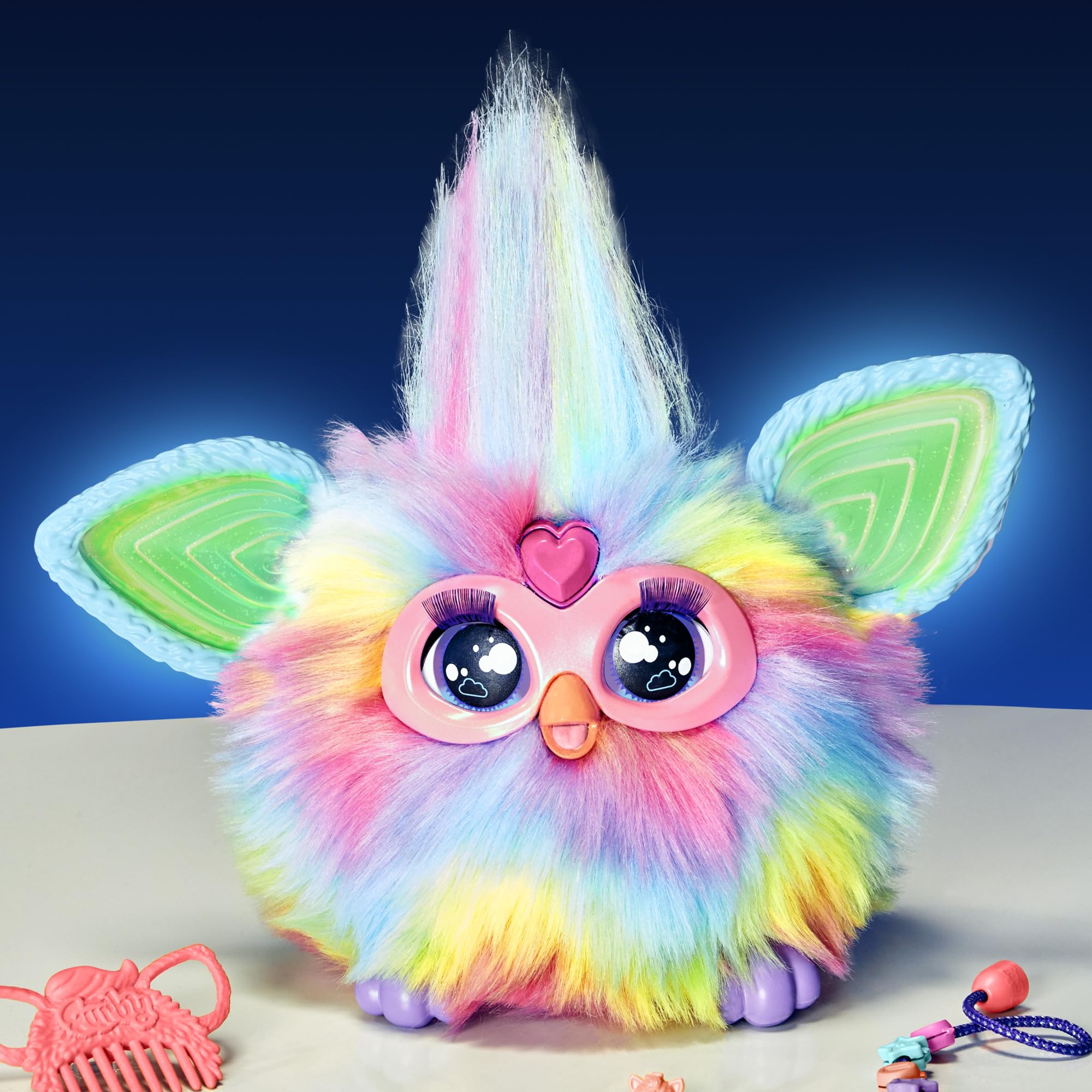 Furby Tie Dye Interactive Plush Toy - English Version, 6+ Years 5