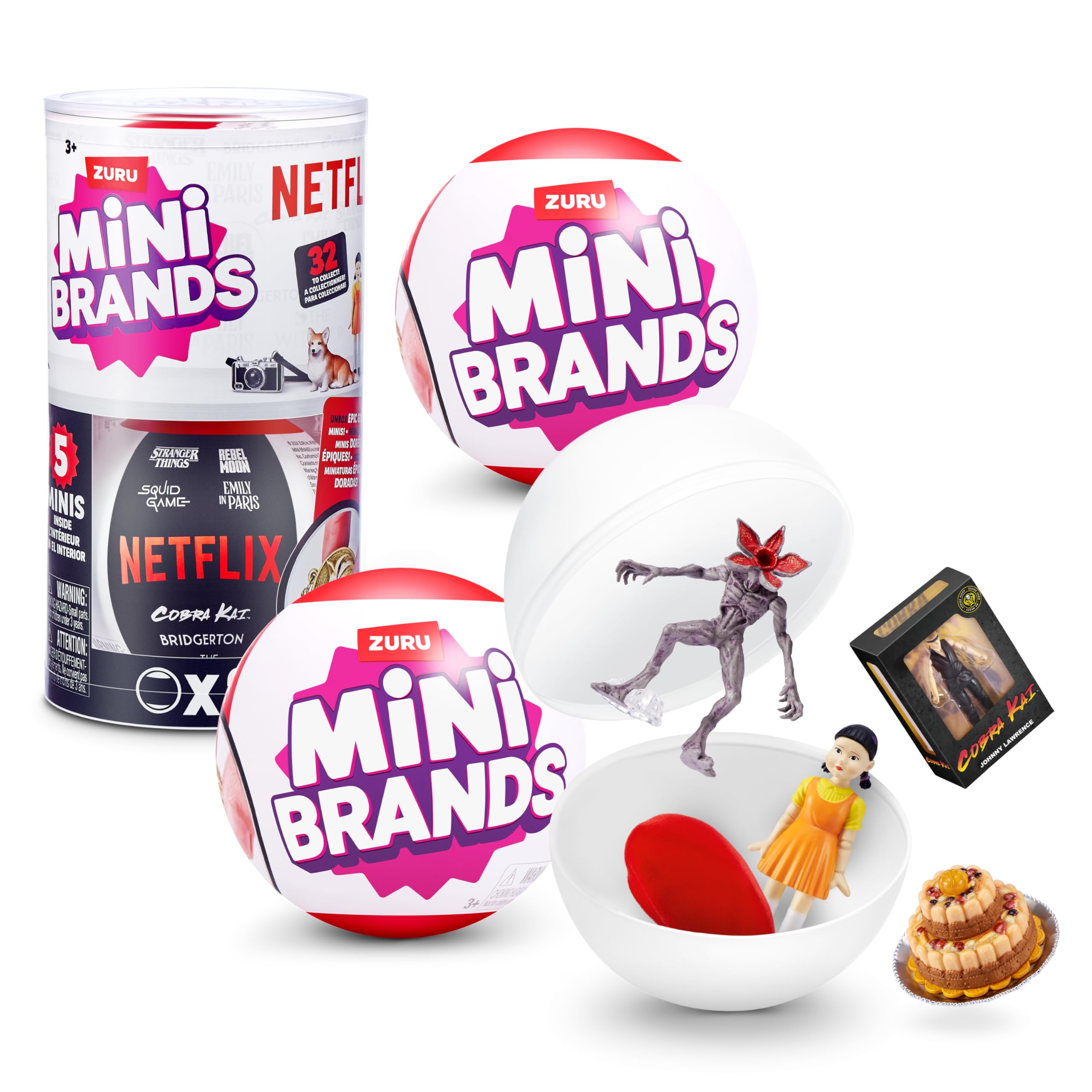 Mini Brands Netflix Capsule by ZURU - Surprise Collectible Minis from Stranger Things, Squid Game & Bridgerton 7