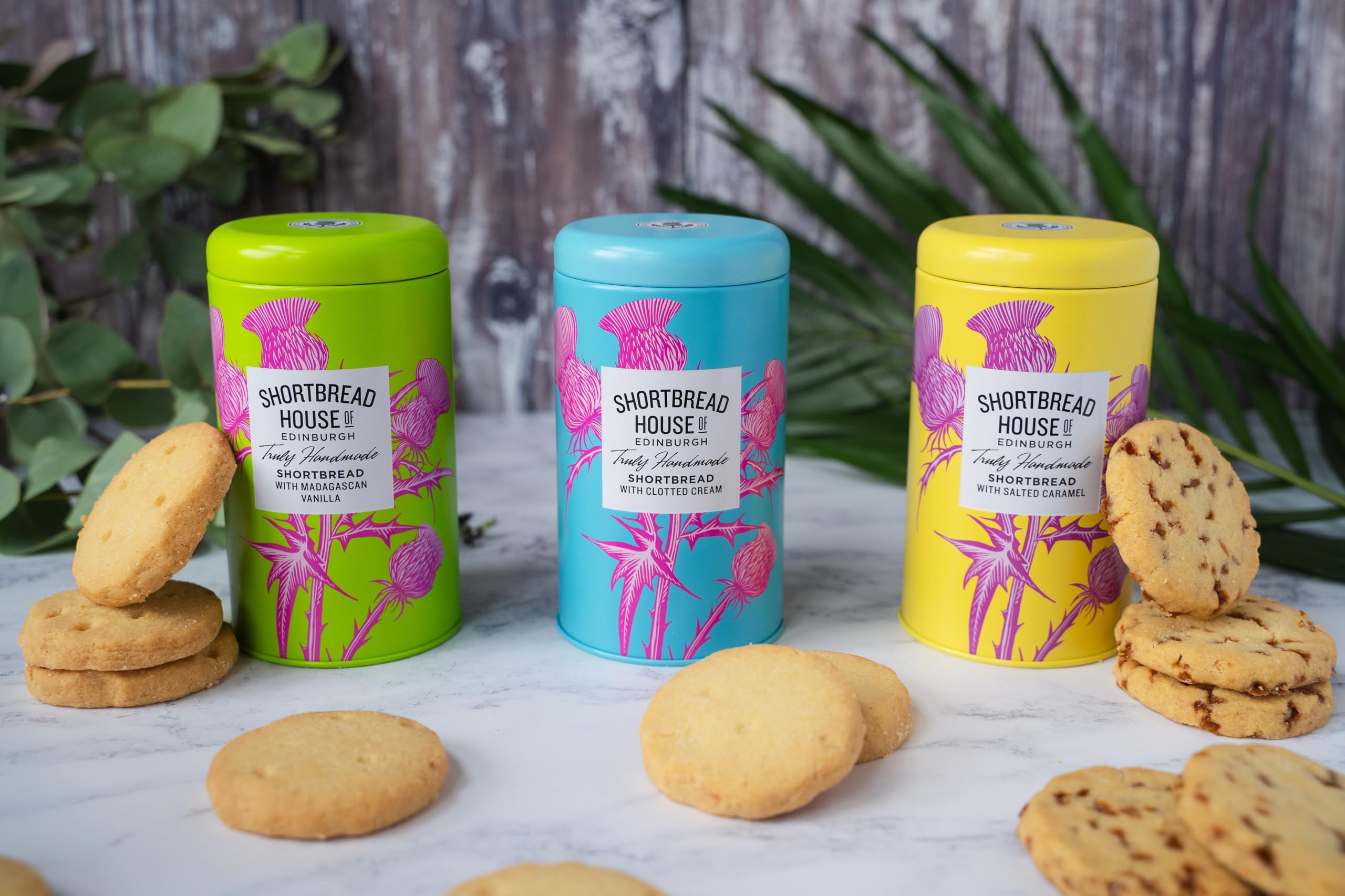 Shortbread House of Edinburgh Handmade Butter Shortbread Biscuits with Salted Caramel - 140g Tin 5