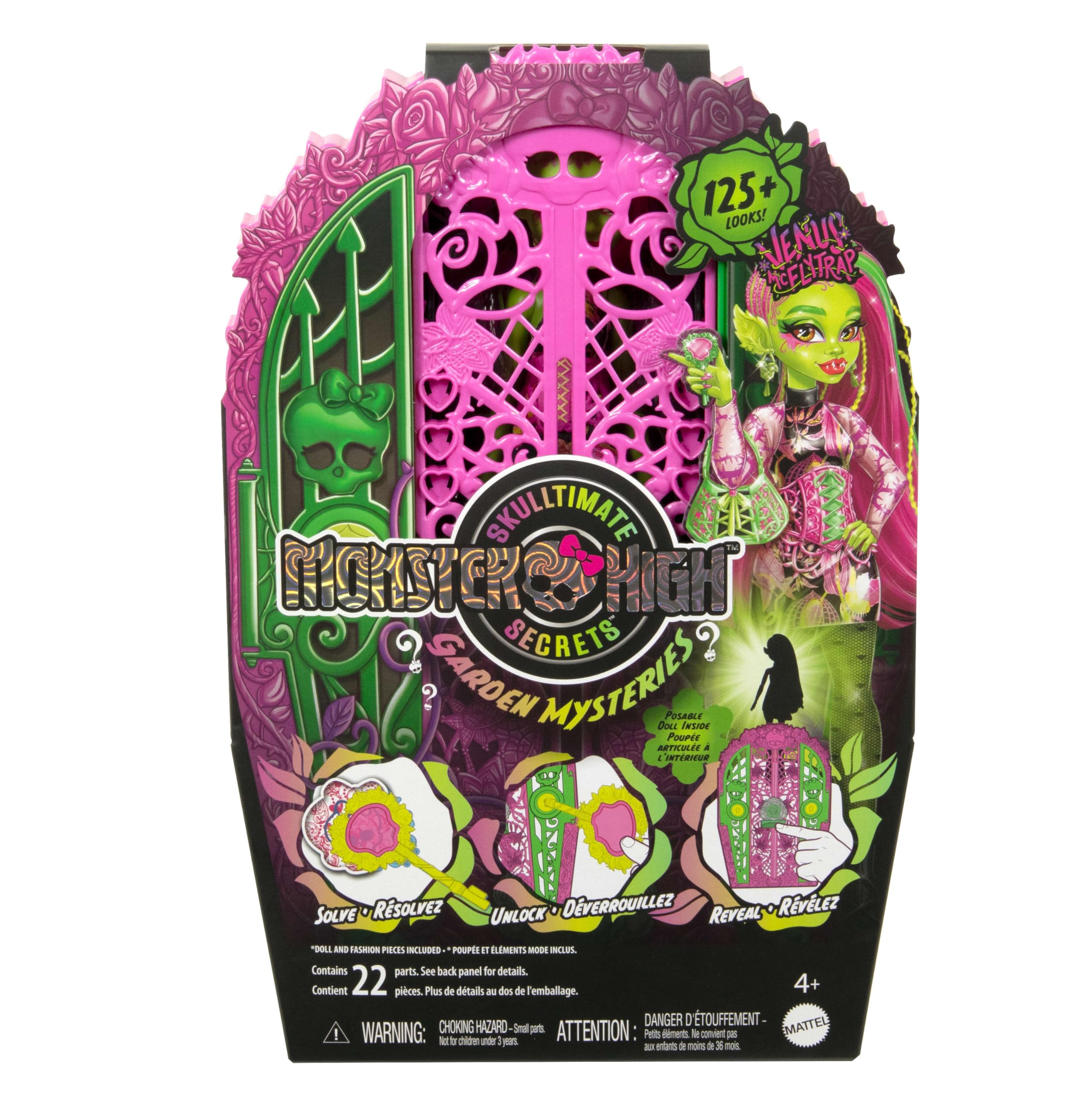 Monster High Skulltimate Secrets Doll and Accessories Set - Garden Mysteries Playset 3