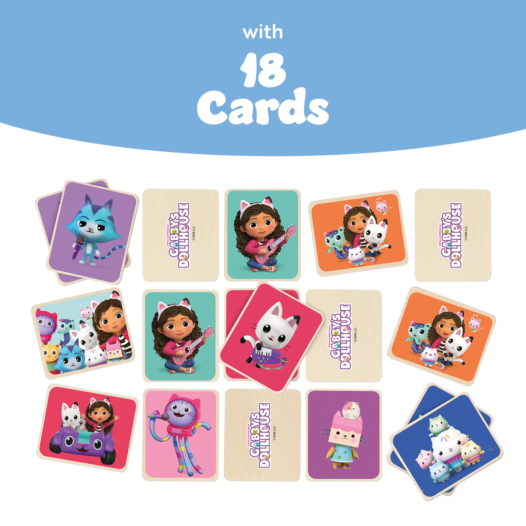 Gabby's Dollhouse Memory Game - Matching Card Game with Gabby & Friends 5