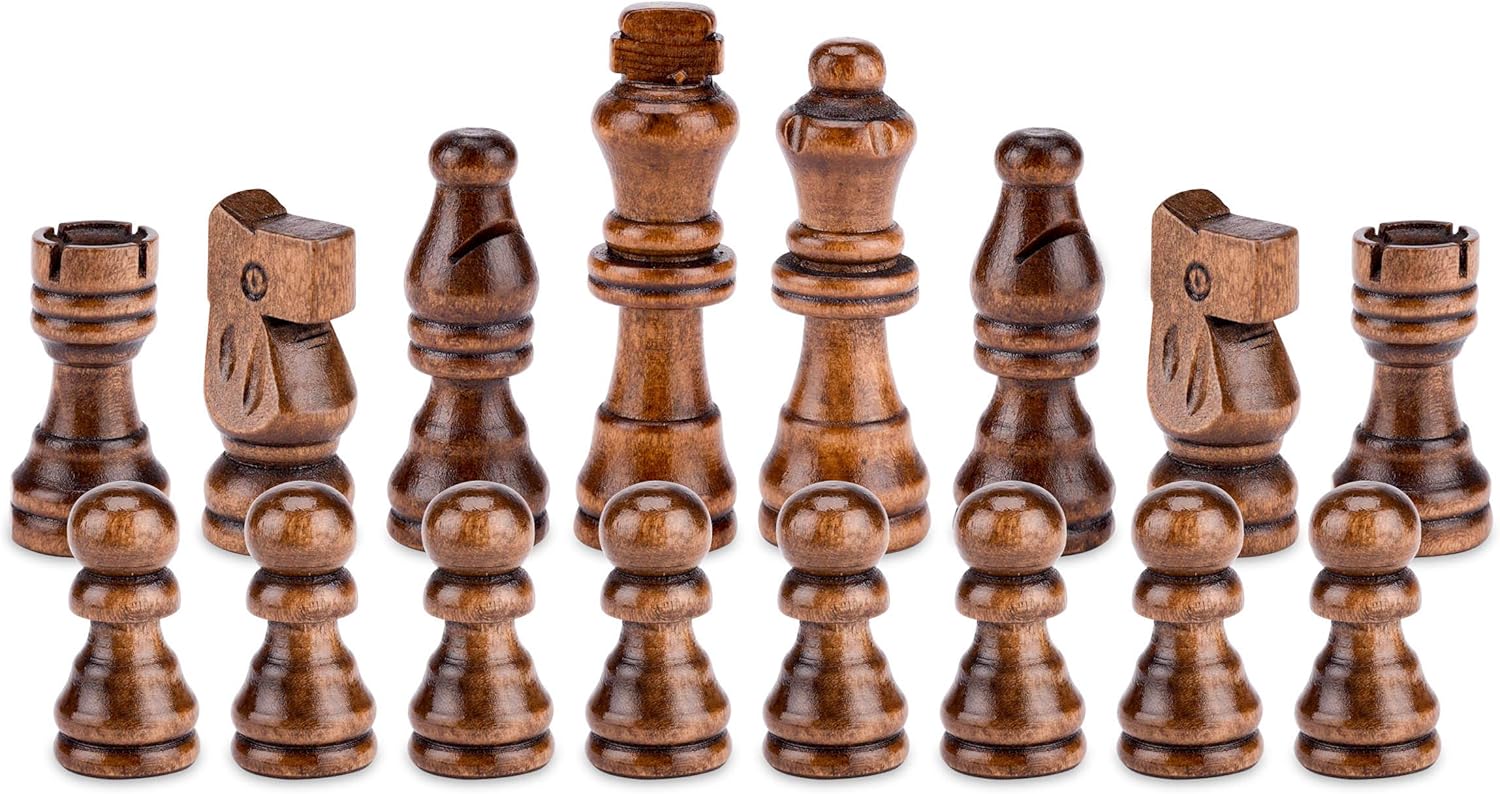 Toyrific Chess and Draughts 2-in-1 Wooden Board Game Set 3