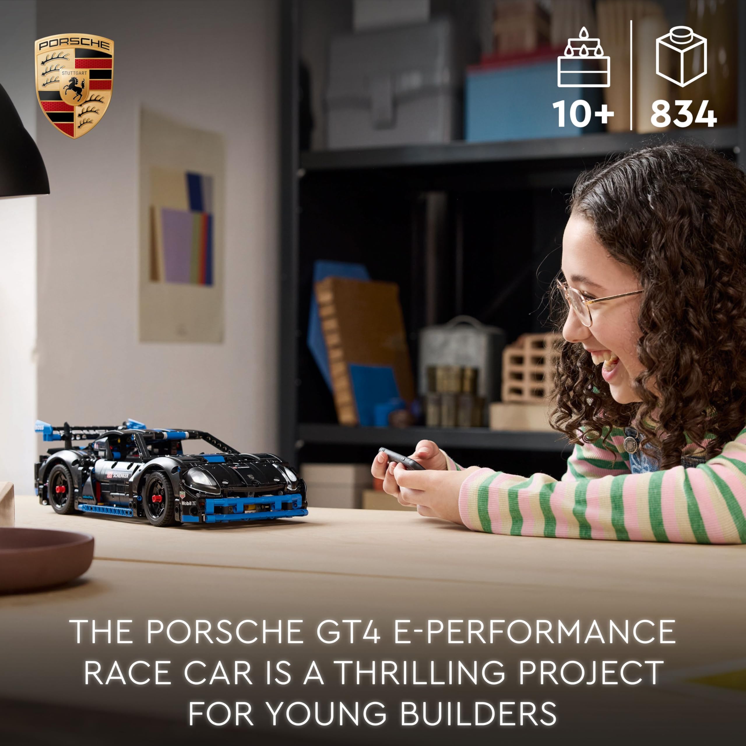 LEGO Technic Porsche GT4 e-Performance Race Car - Remote-Controlled Building Set for Ages 10+ 9