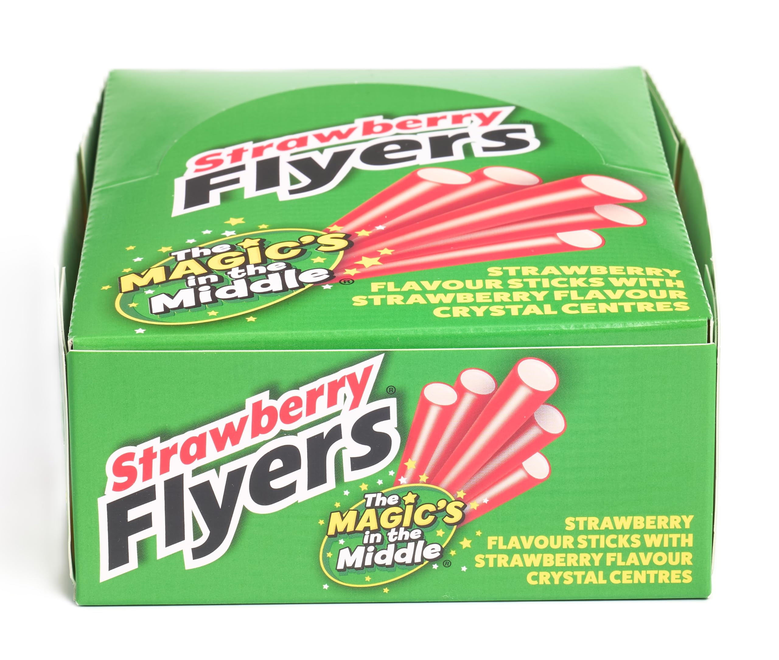 Stockley's Strawberry Liquorice Sticks Carton - 60 Sticks | Sweet Strawberry Flavoured Sweets | Bulk Pack for Sharing 4