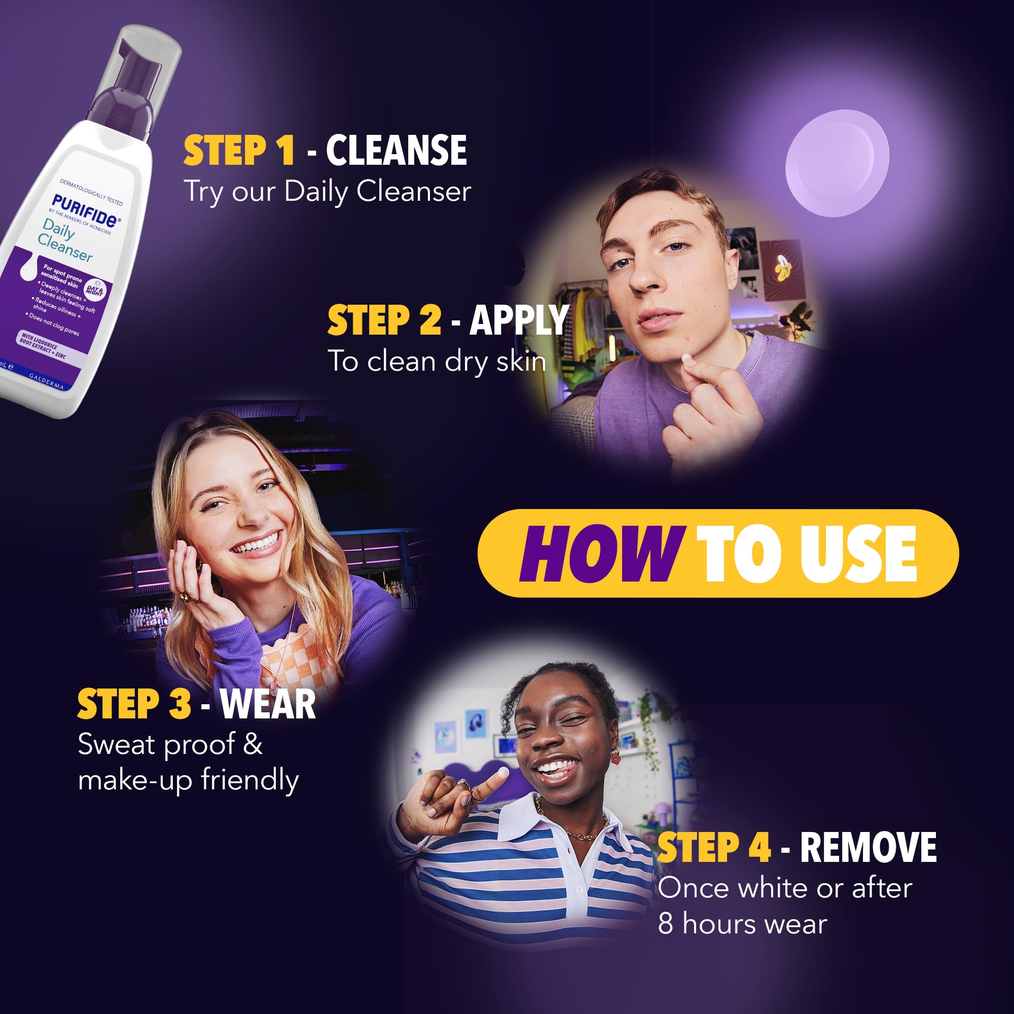 Acnecide - Purifide Skin Restore Pimple Patches (Hydrocolloid Spot Treatment) 5