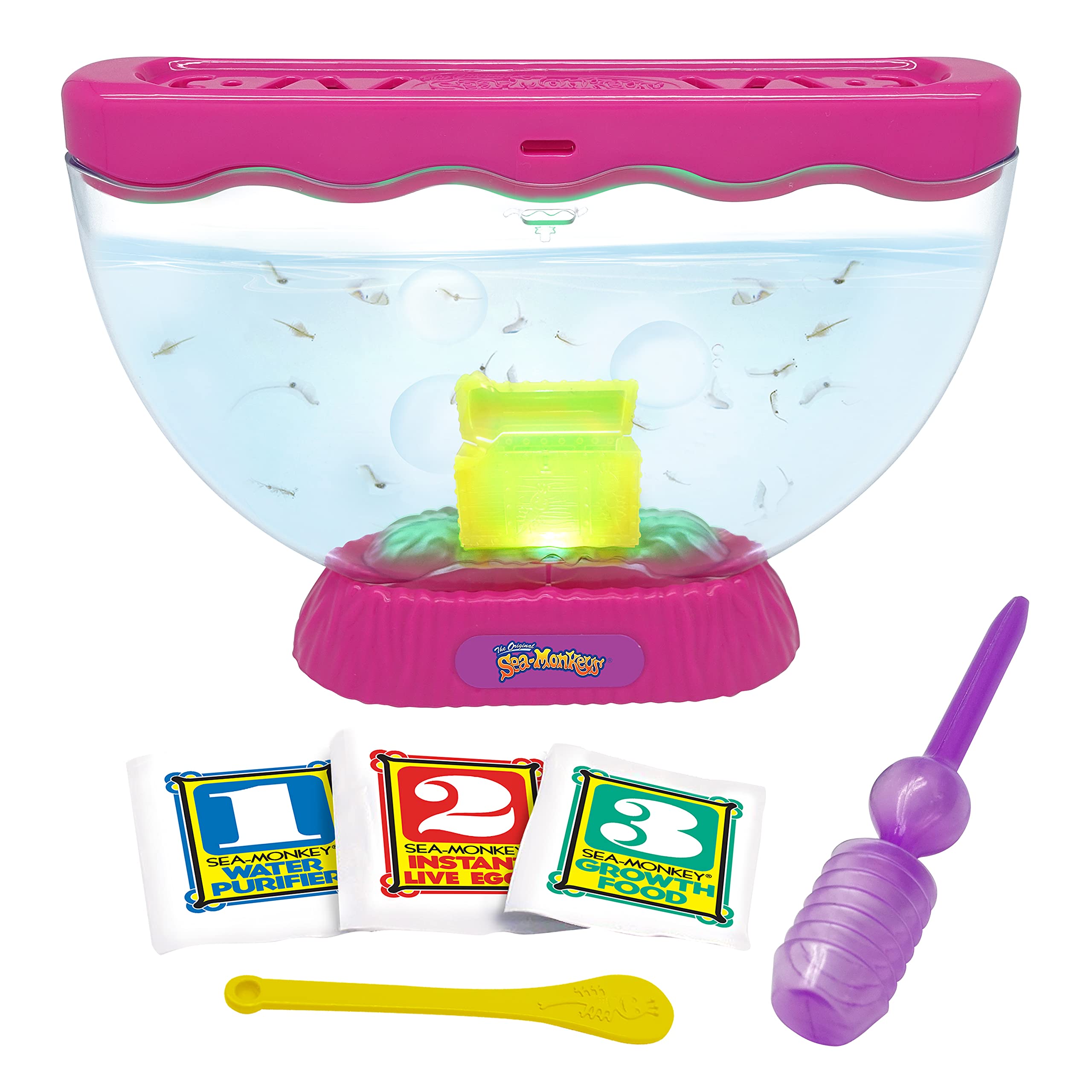 Sea Monkeys Ocean Treasure Aquarium - Educational Science Kit for Kids 6+ 6
