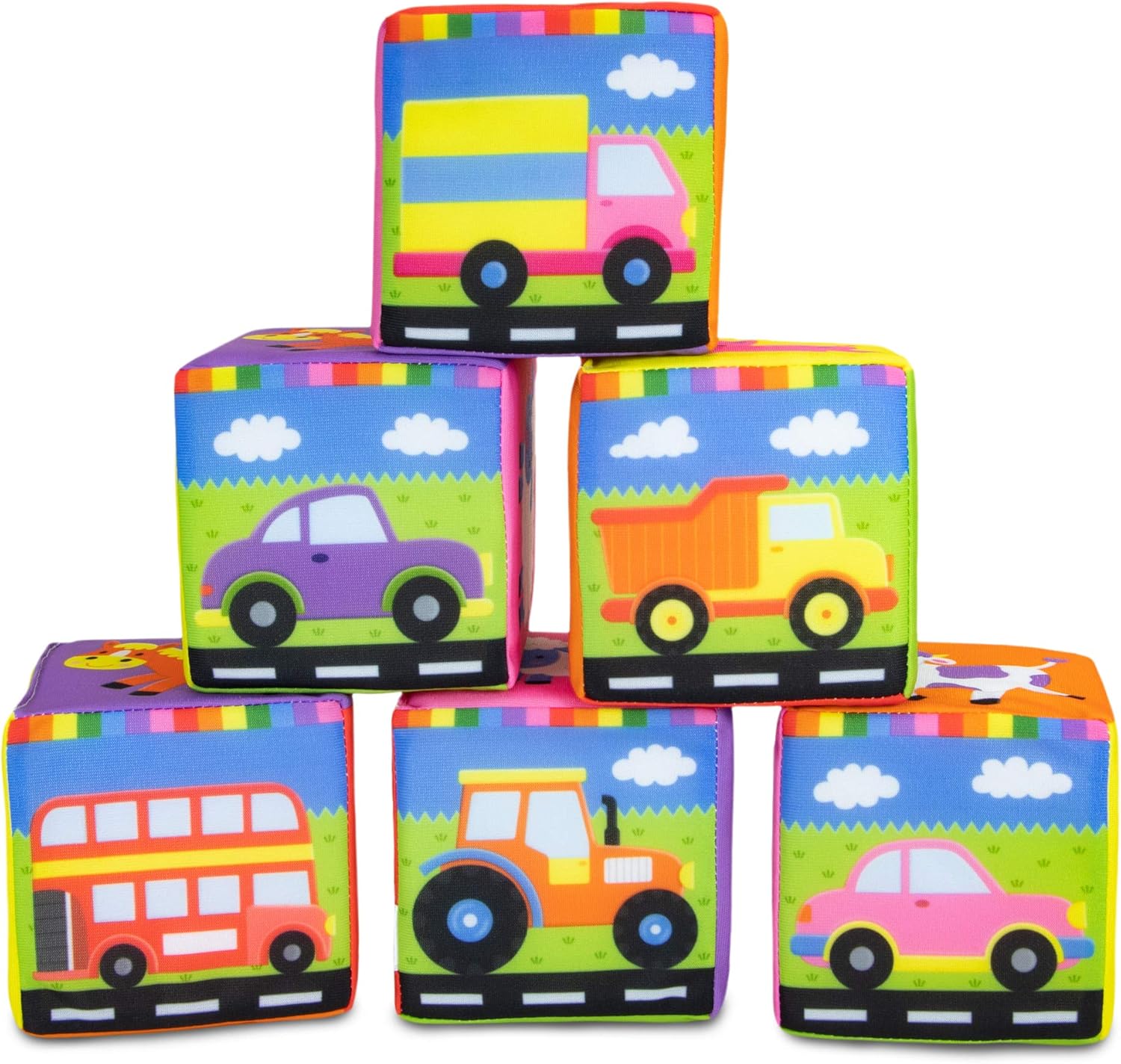 Galt Soft Blocks - Educational Stacking Toy for Babies 6 Months+ 4