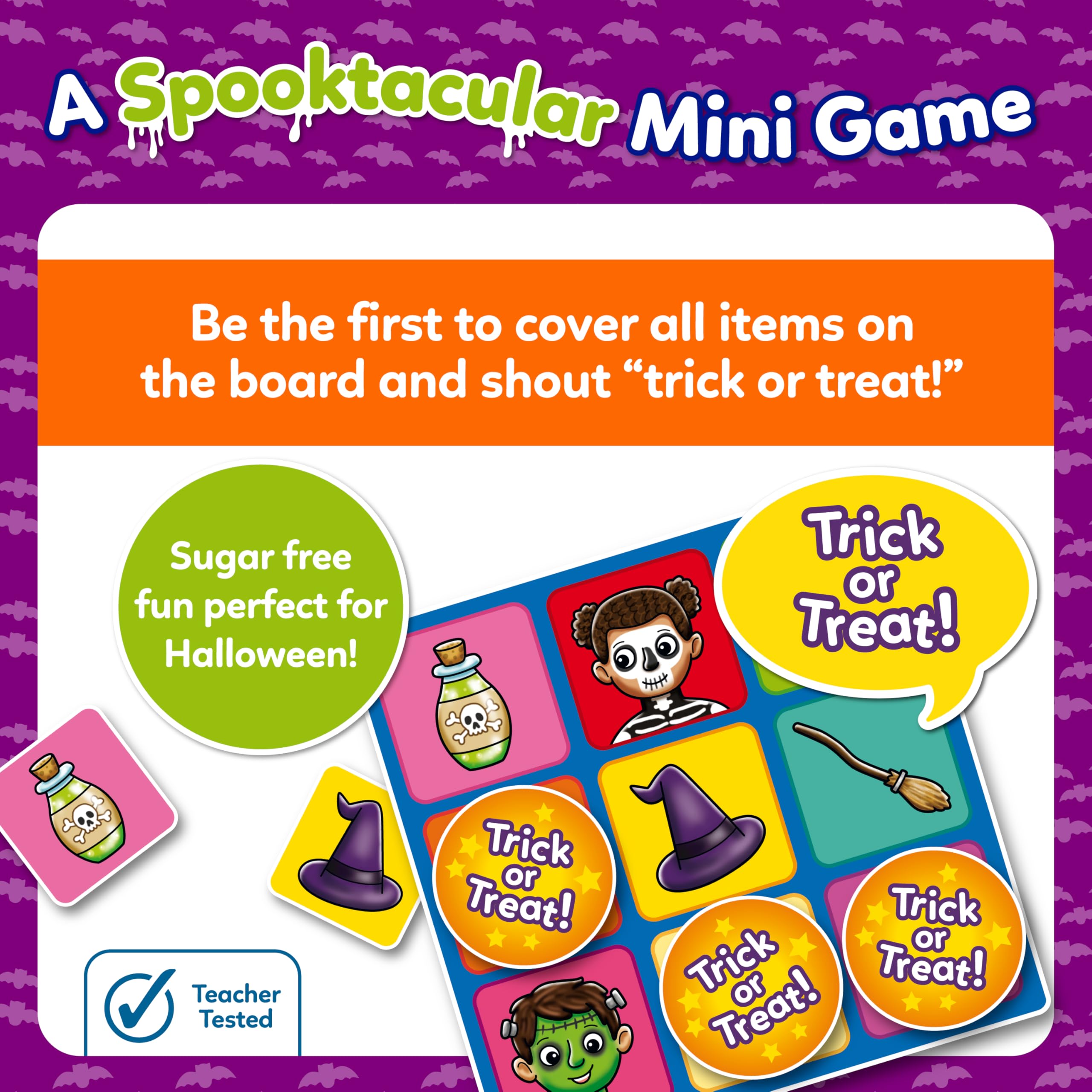 Orchard Toys Halloween Bingo – Compact Travel Board Game for Kids 3