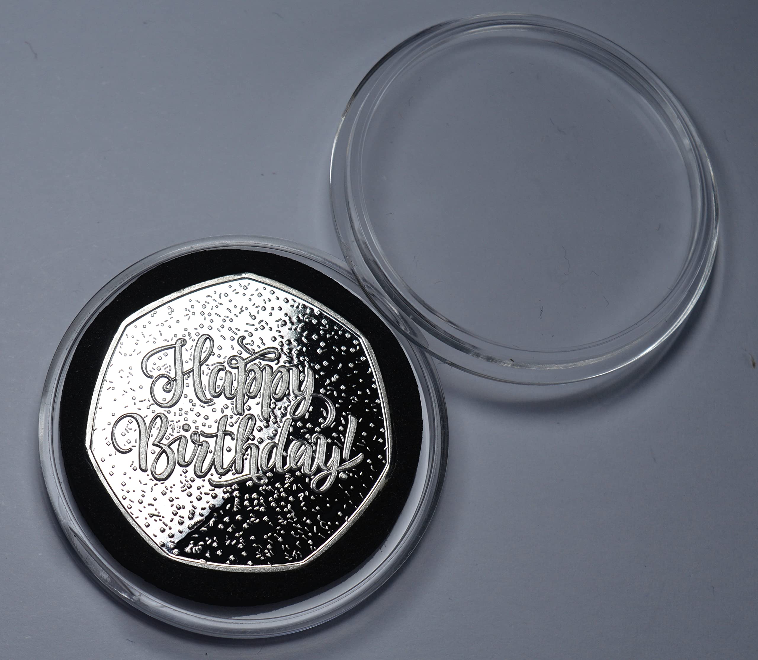 The Commemorative Coin Company 16th Birthday Silver Coin in Capsule - .999 Silver Plated, 27mm 7