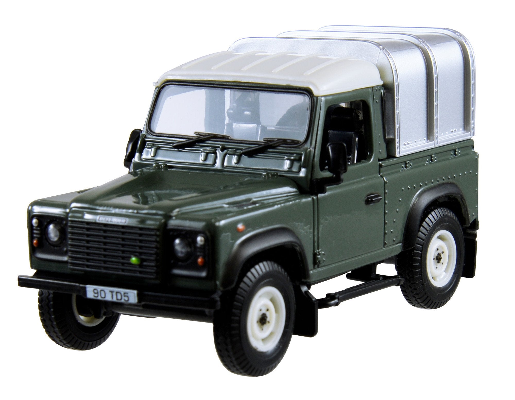 Britains 1:32 Land Rover Defender 90 with Canopy - Farm Vehicle Toy for Ages 3+ 5